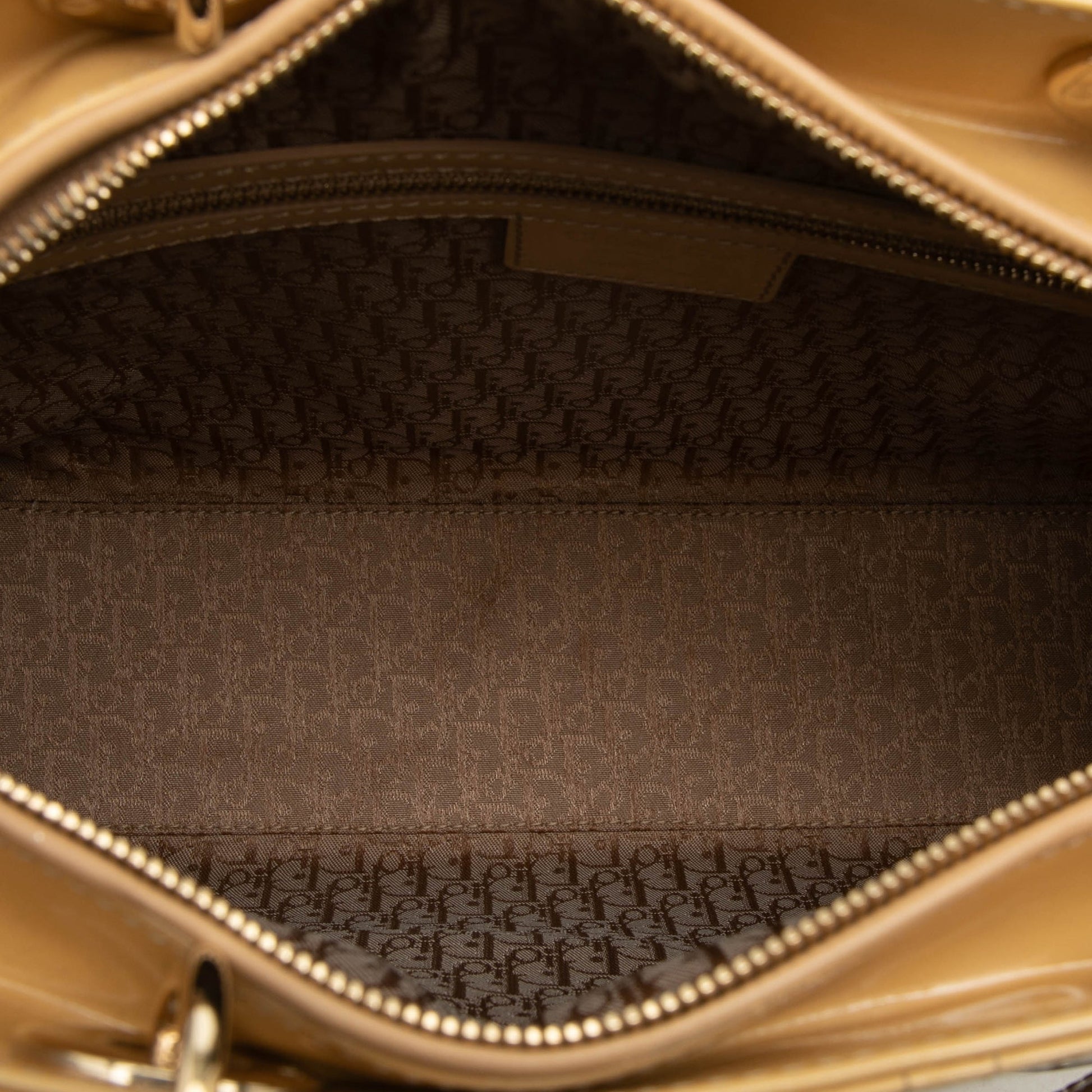 Dior Large Patent Cannage Lady Dior