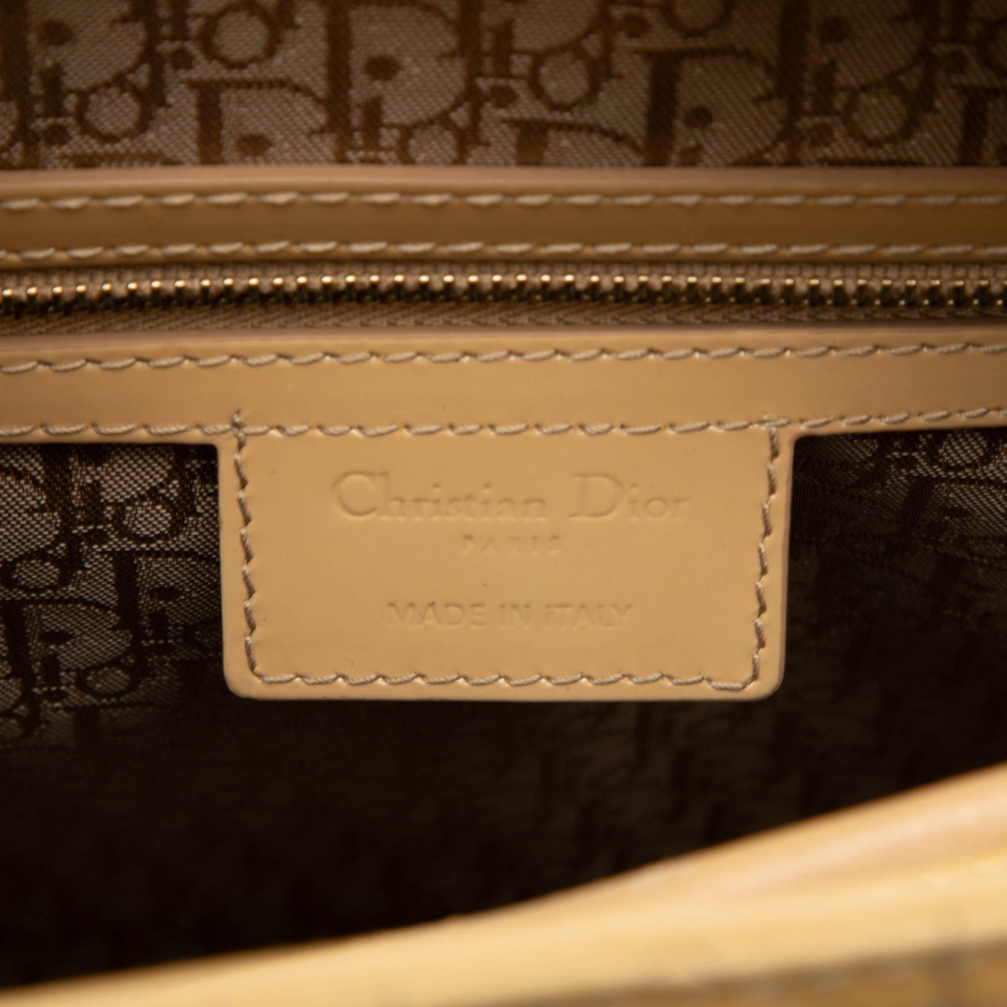 Dior Large Patent Cannage Lady Dior