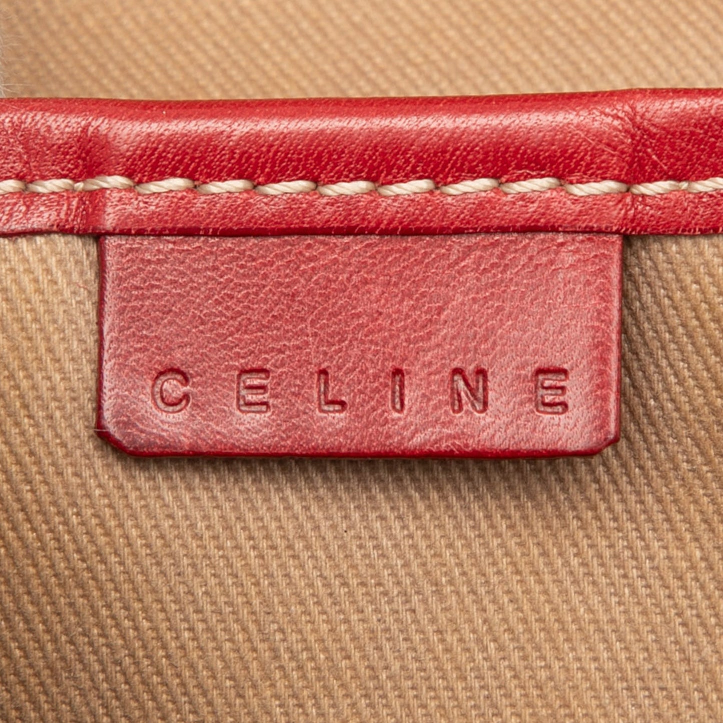 Celine Macadam Coated Canvas Handbag
