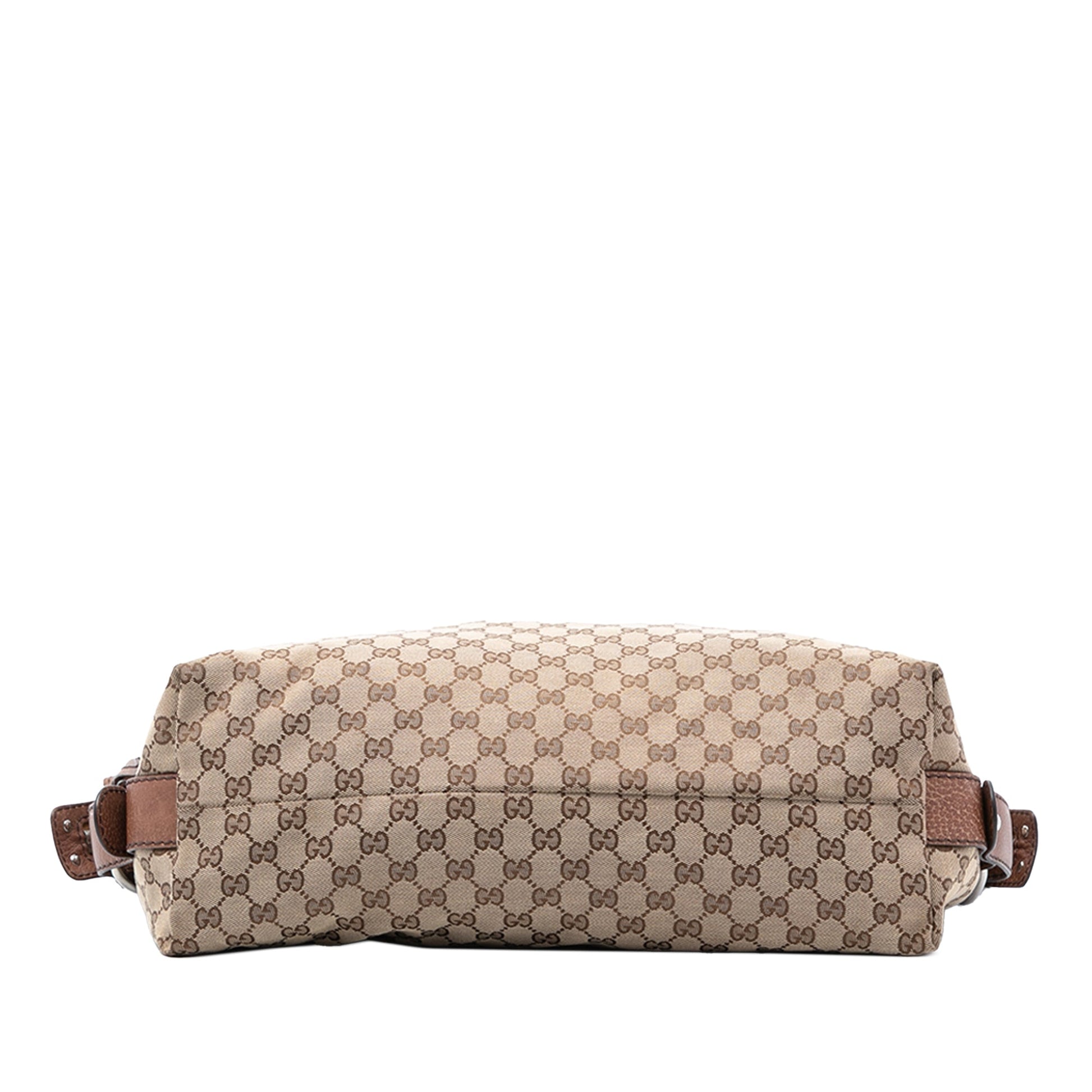 Gucci Medium GG Canvas Bamboo Bar Tote