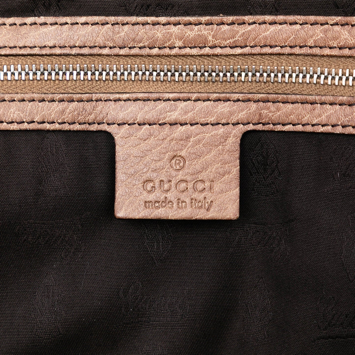Gucci Medium GG Canvas Bamboo Bar Tote