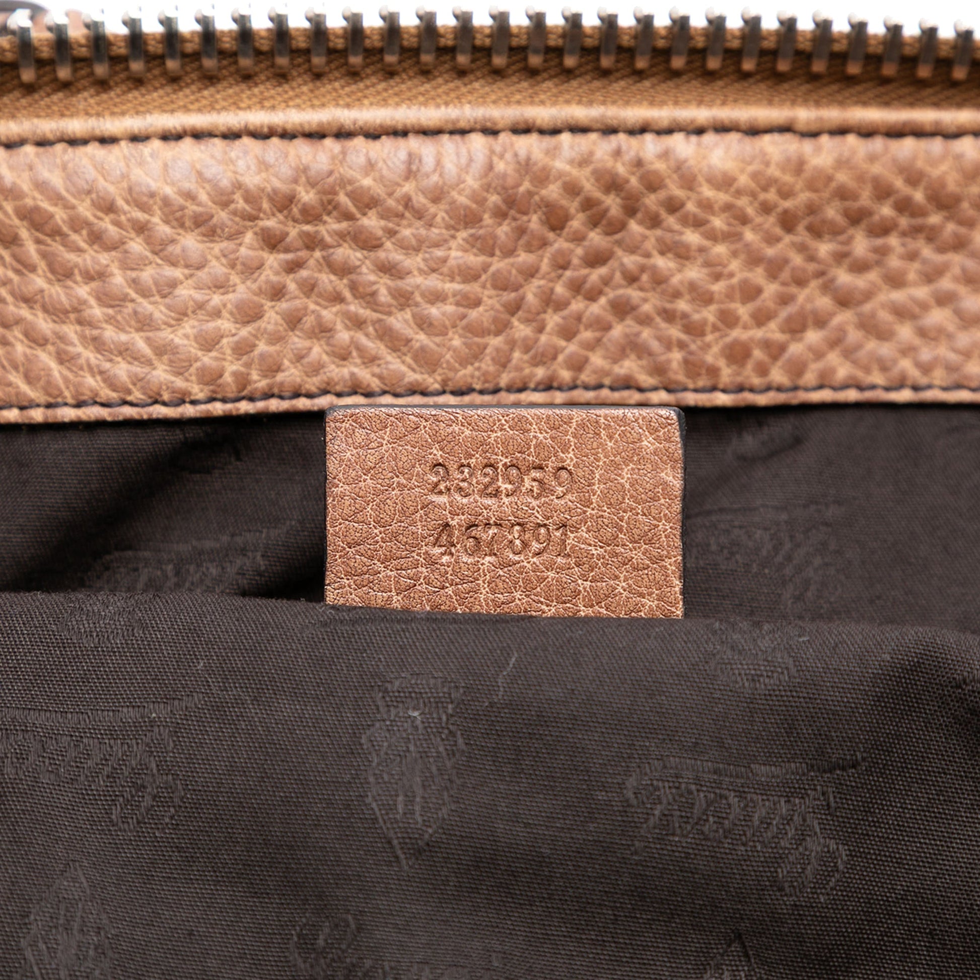 Gucci Medium GG Canvas Bamboo Bar Tote