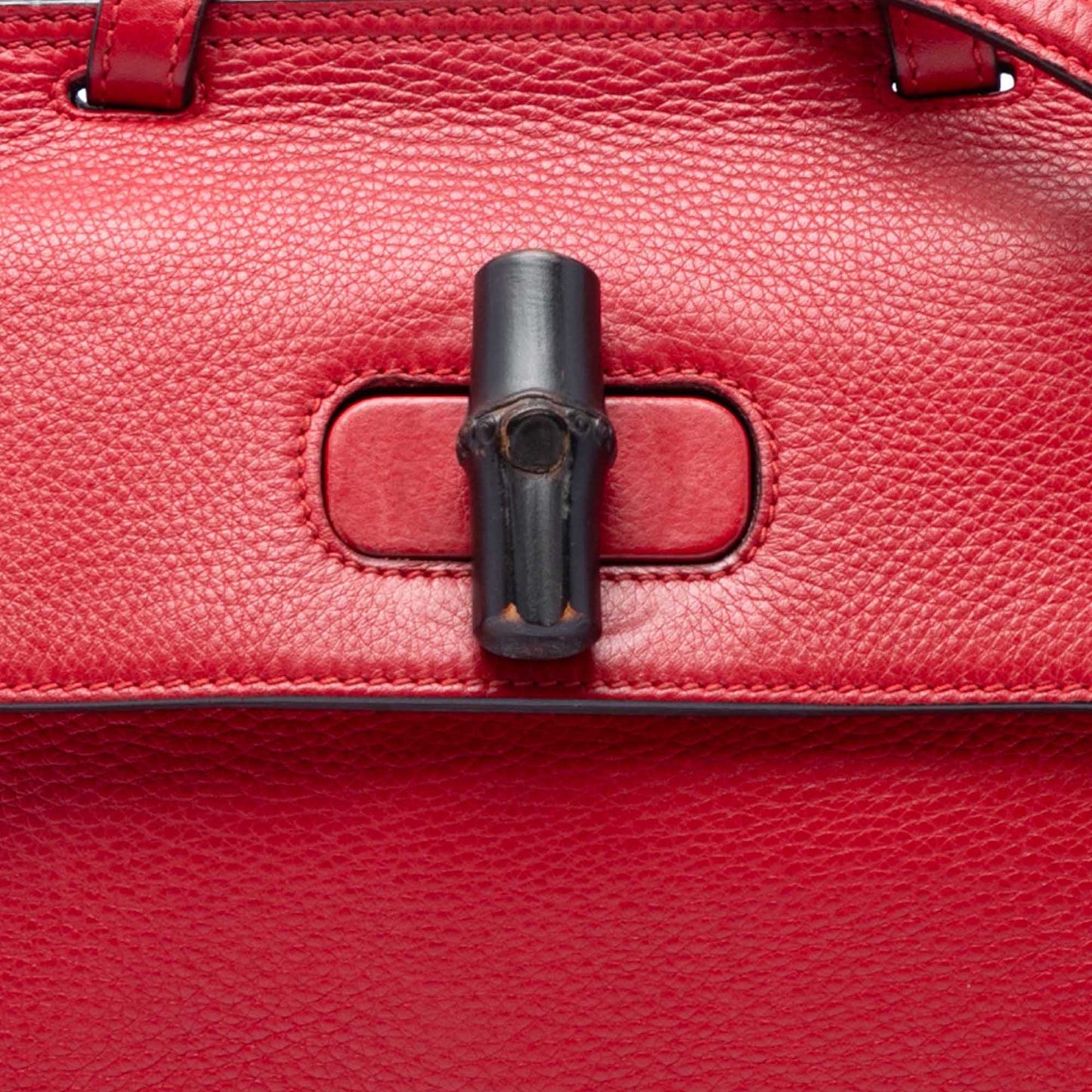 Gucci Small Calfskin Bamboo Daily Satchel