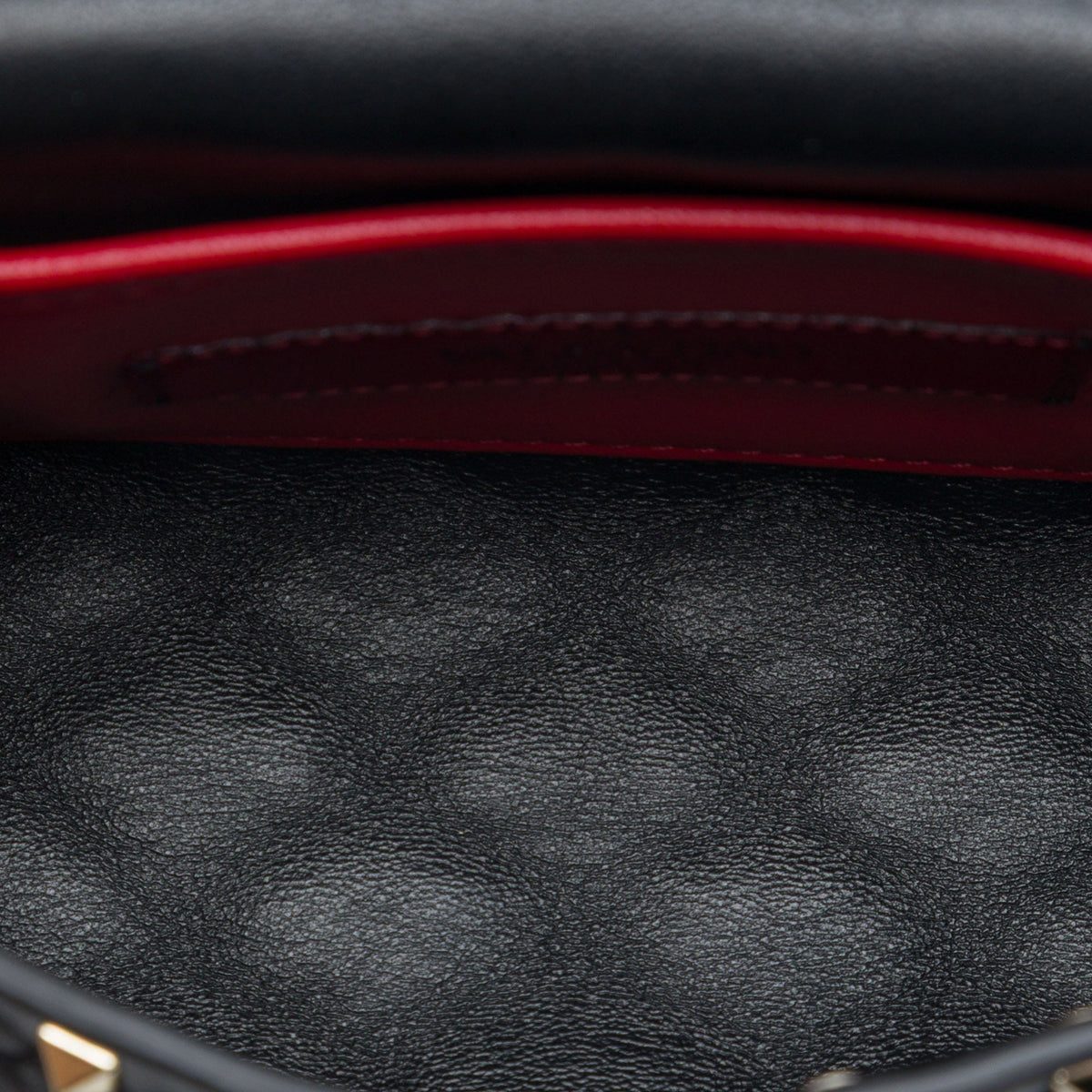 Valentino Lambskin Rockstud Spike Belt Bag