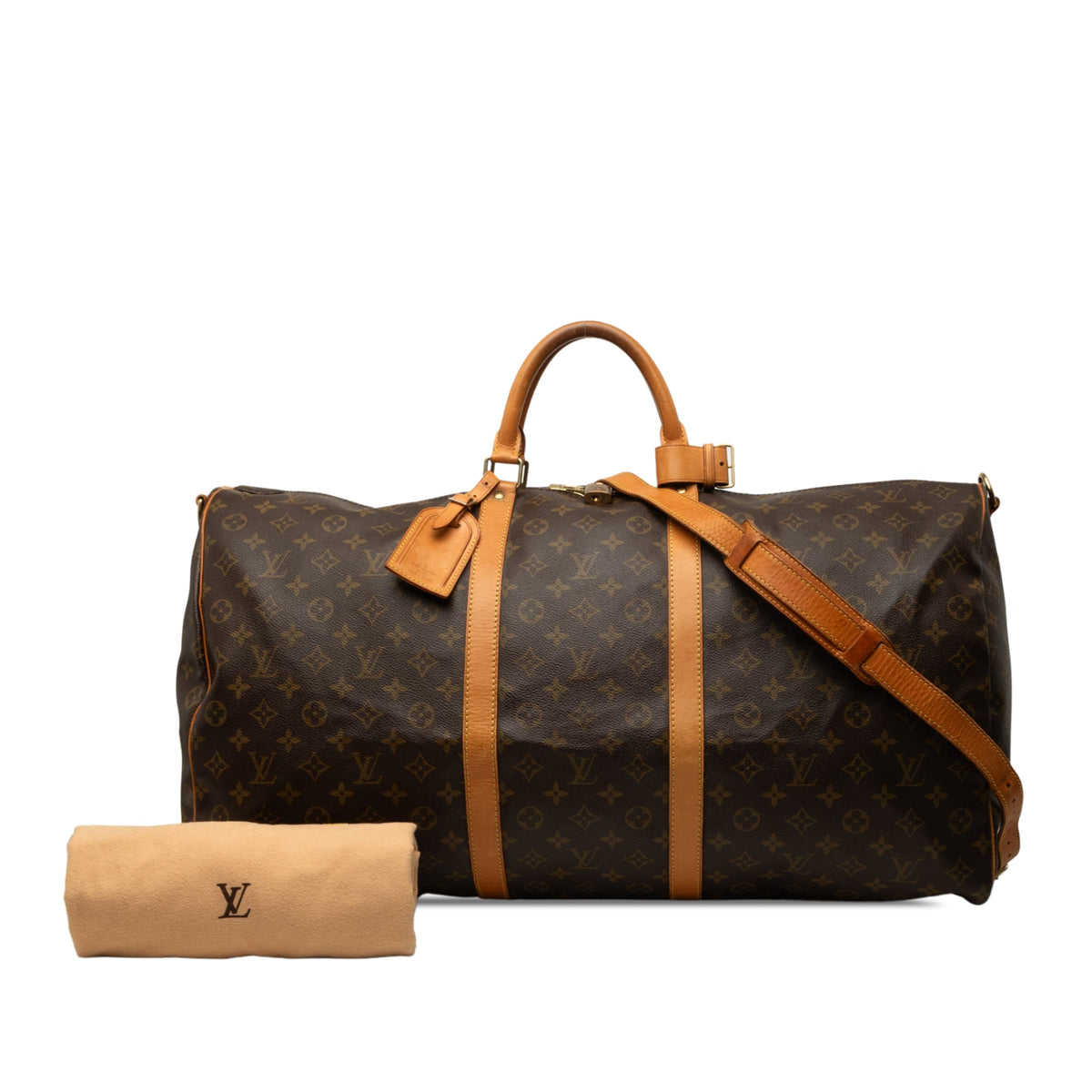 Louis Vuitton Monogram Keepall Bandouliere 60