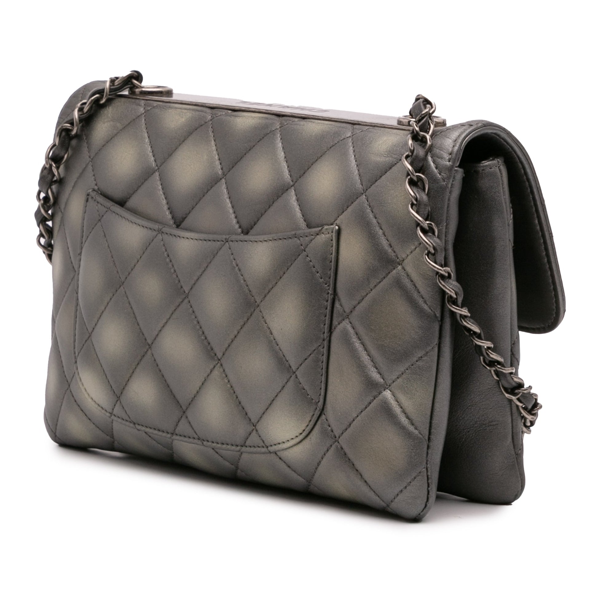 Chanel Quilted Metallic Lambskin Trendy CC Flap