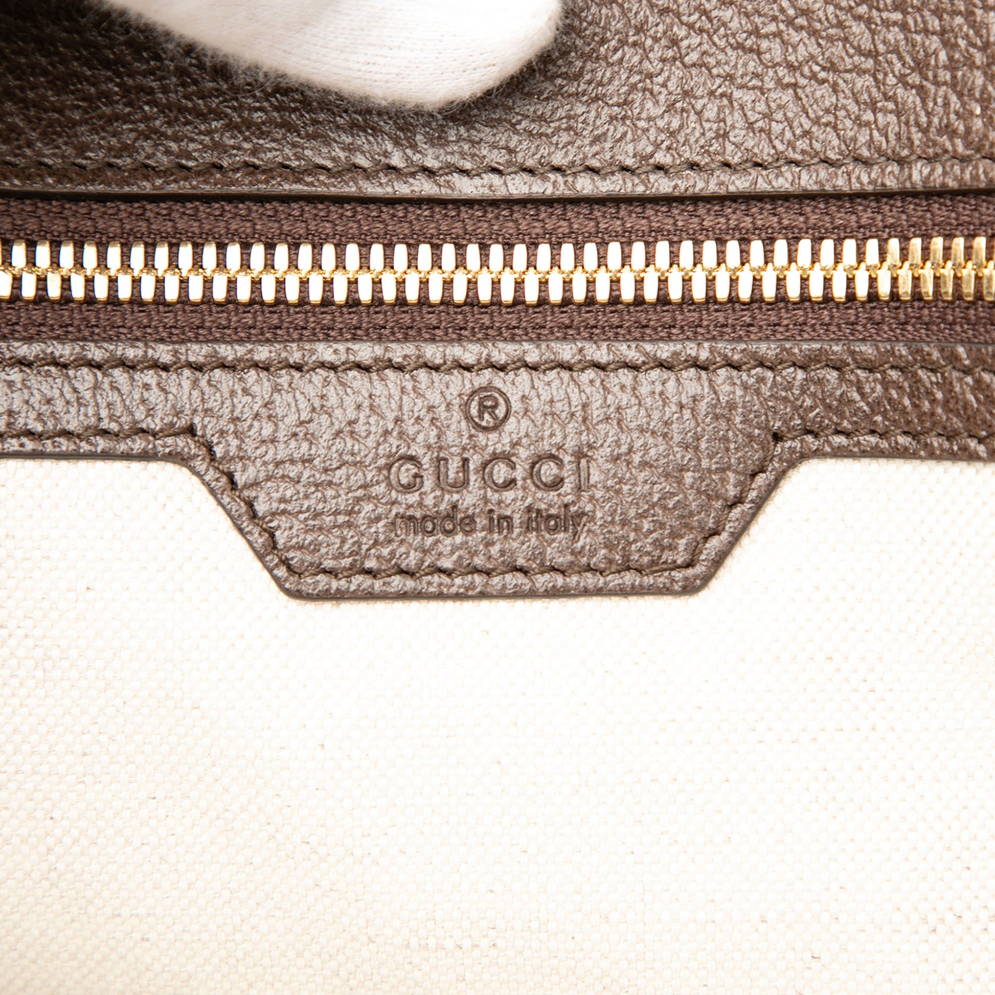 Gucci Medium GG Supreme 100 Centum Anniversary Calfskin Retro Interlocking G Tote