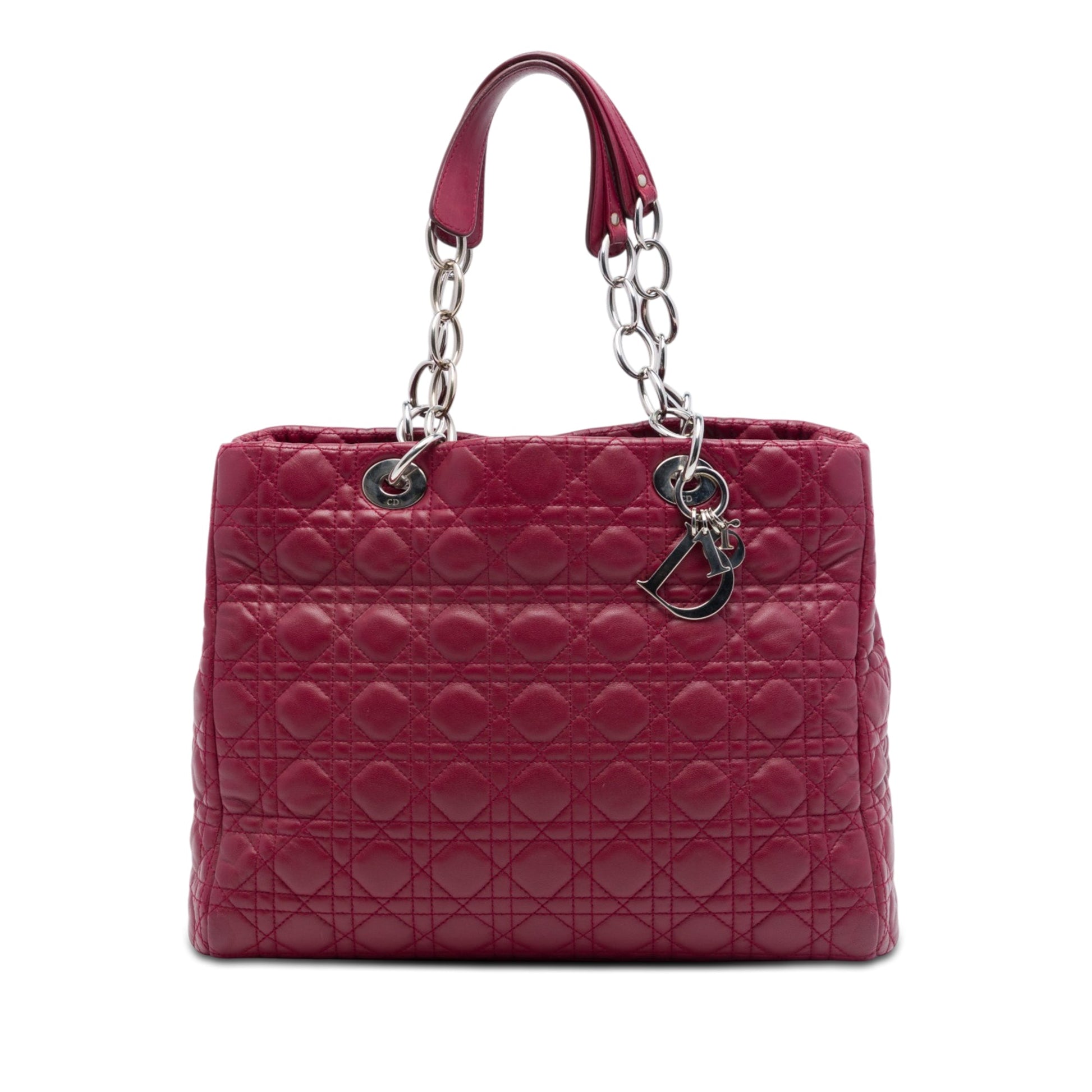 Dior Large Lambskin Cannage Lady Dior Soft Shopping Tote