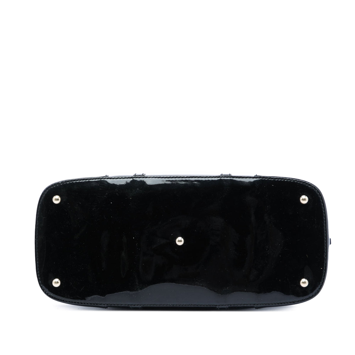 Gucci Large Microguccissima Patent Nice Dome Top Handle Bag