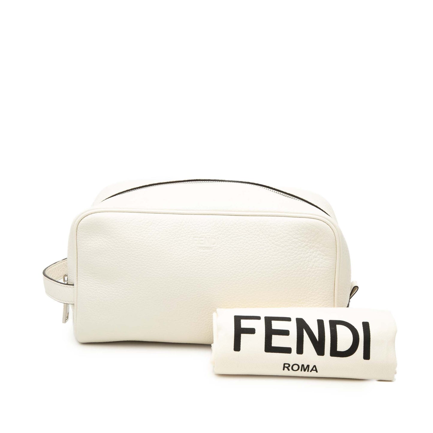 Fendi Cuoio Romano Travel Toiletry Bag