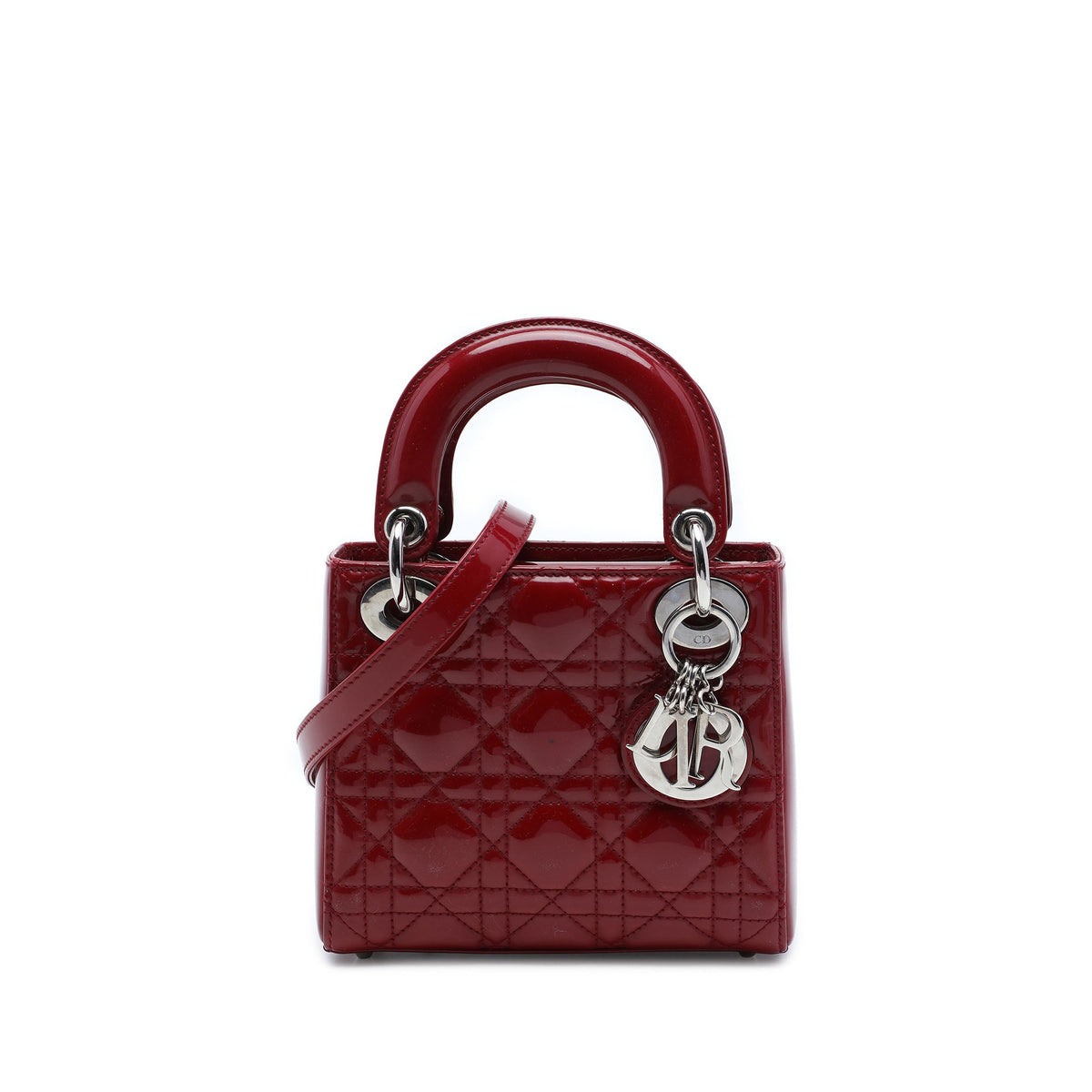 Dior Mini Patent Cannage Lady Dior