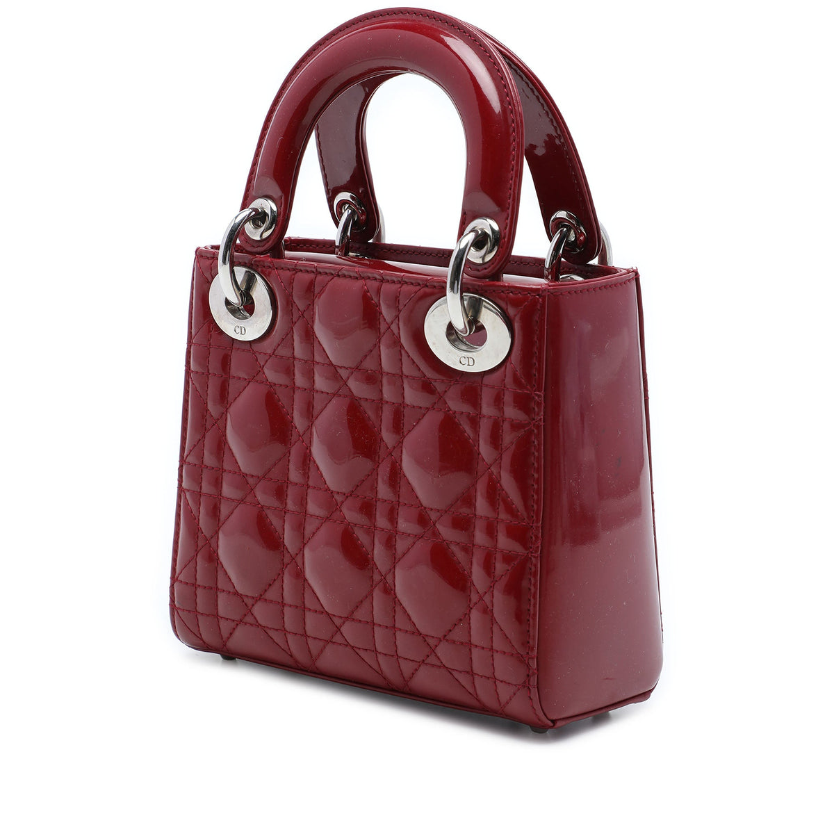 Dior Mini Patent Cannage Lady Dior