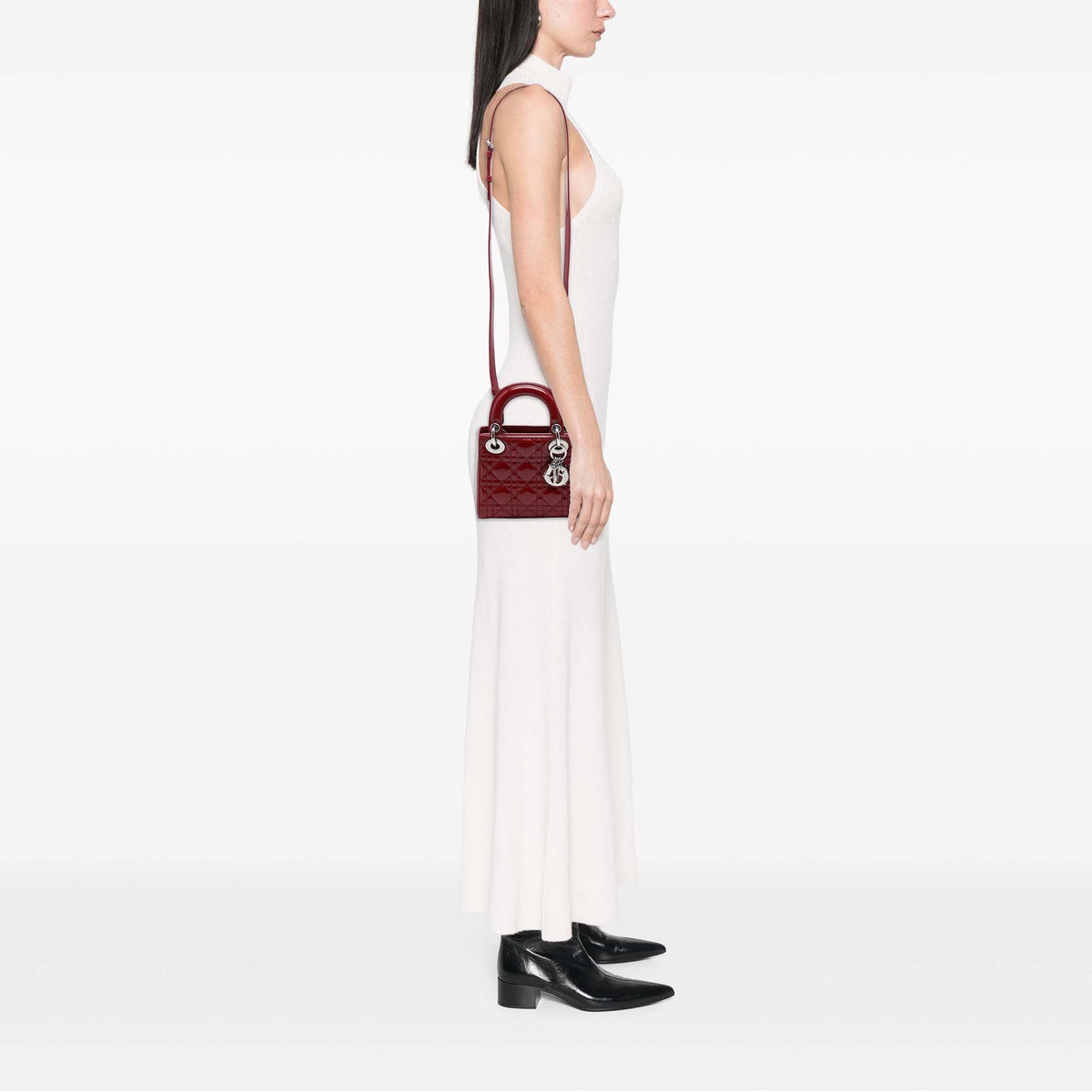 Dior Mini Patent Cannage Lady Dior