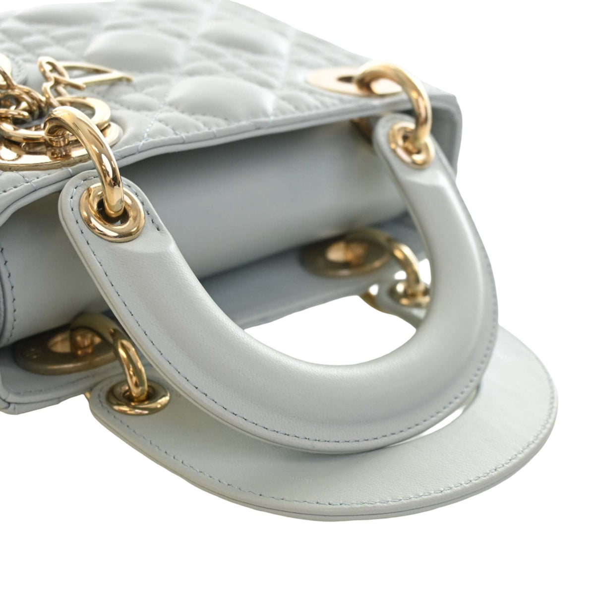 Dior Mini Lambskin Cannage Lady Dior