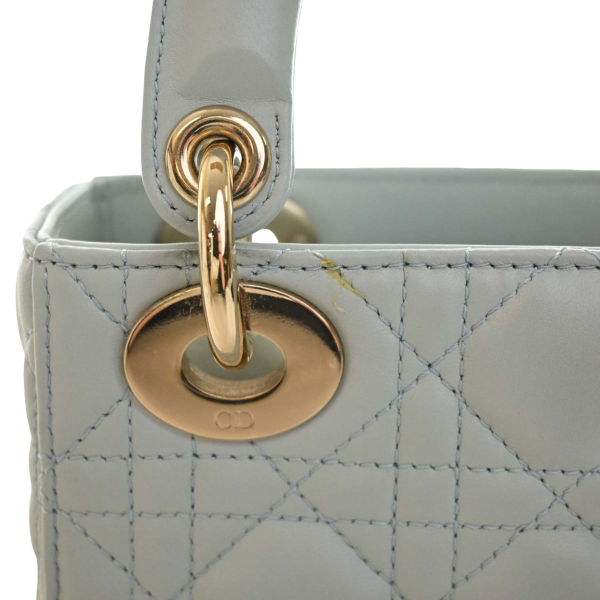 Dior Mini Lambskin Cannage Lady Dior