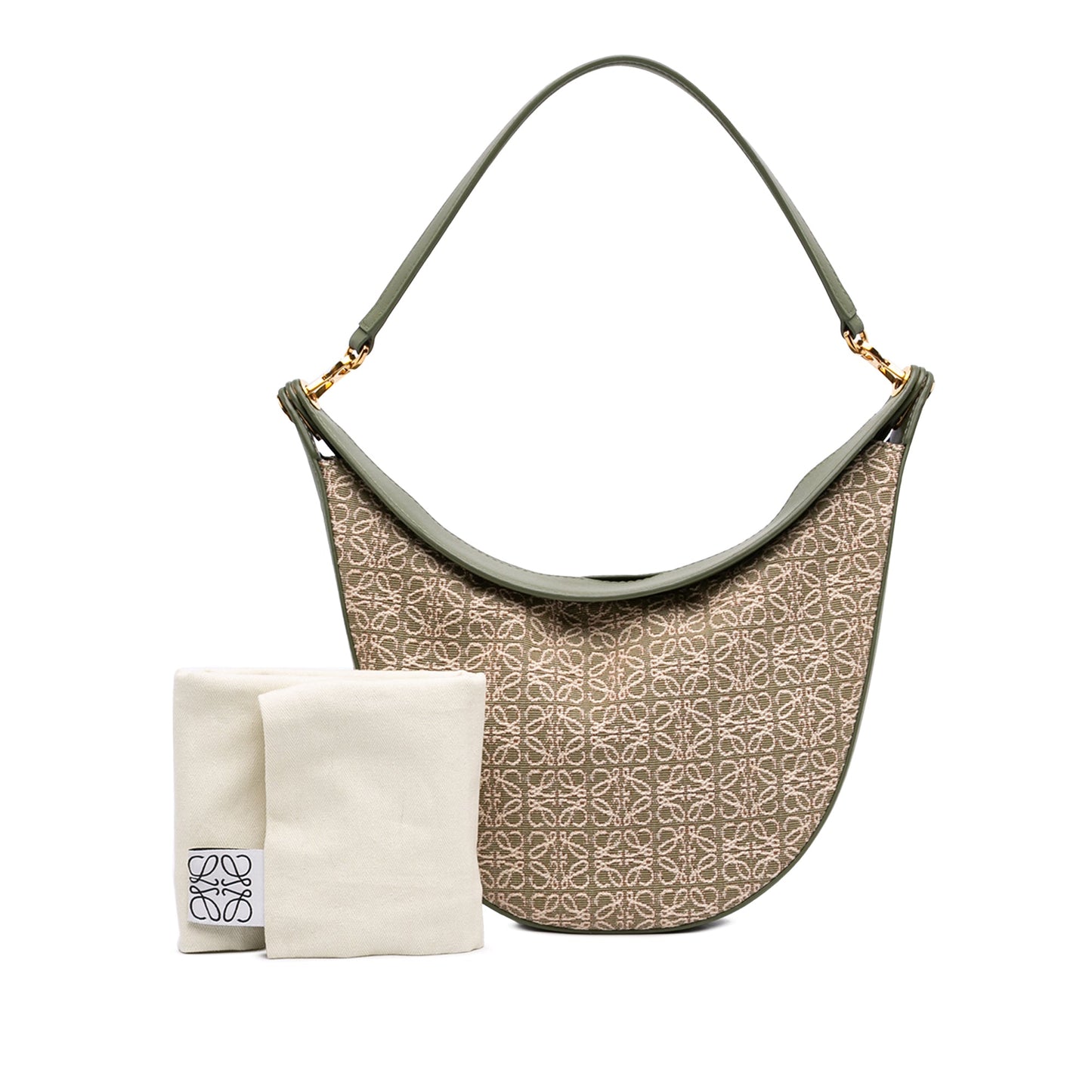 LOEWE Anagram Canvas Luna Hobo