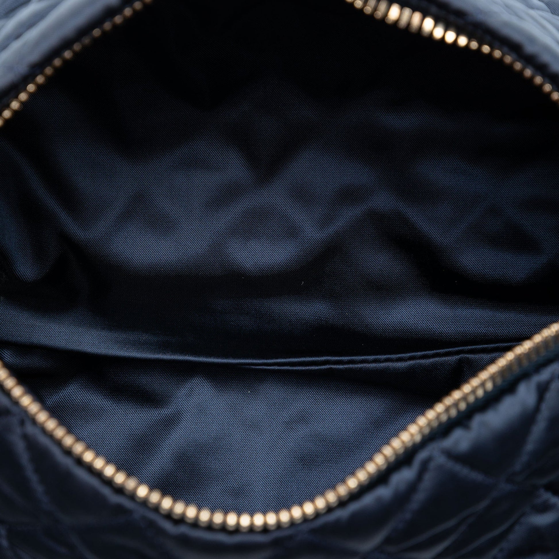 Chanel CC Quilted Nylon Crystal Barrel Crossbody