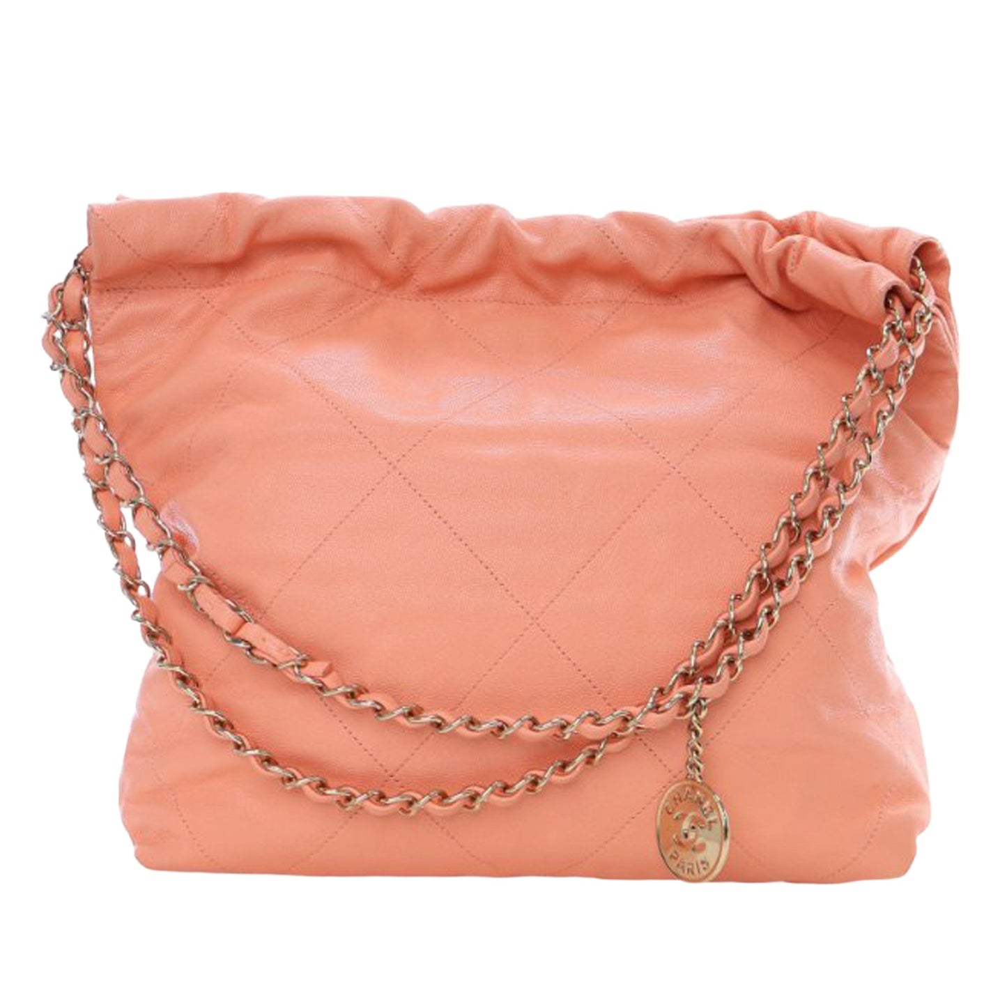 Chanel Small Quilted Caviar 22 Handbag