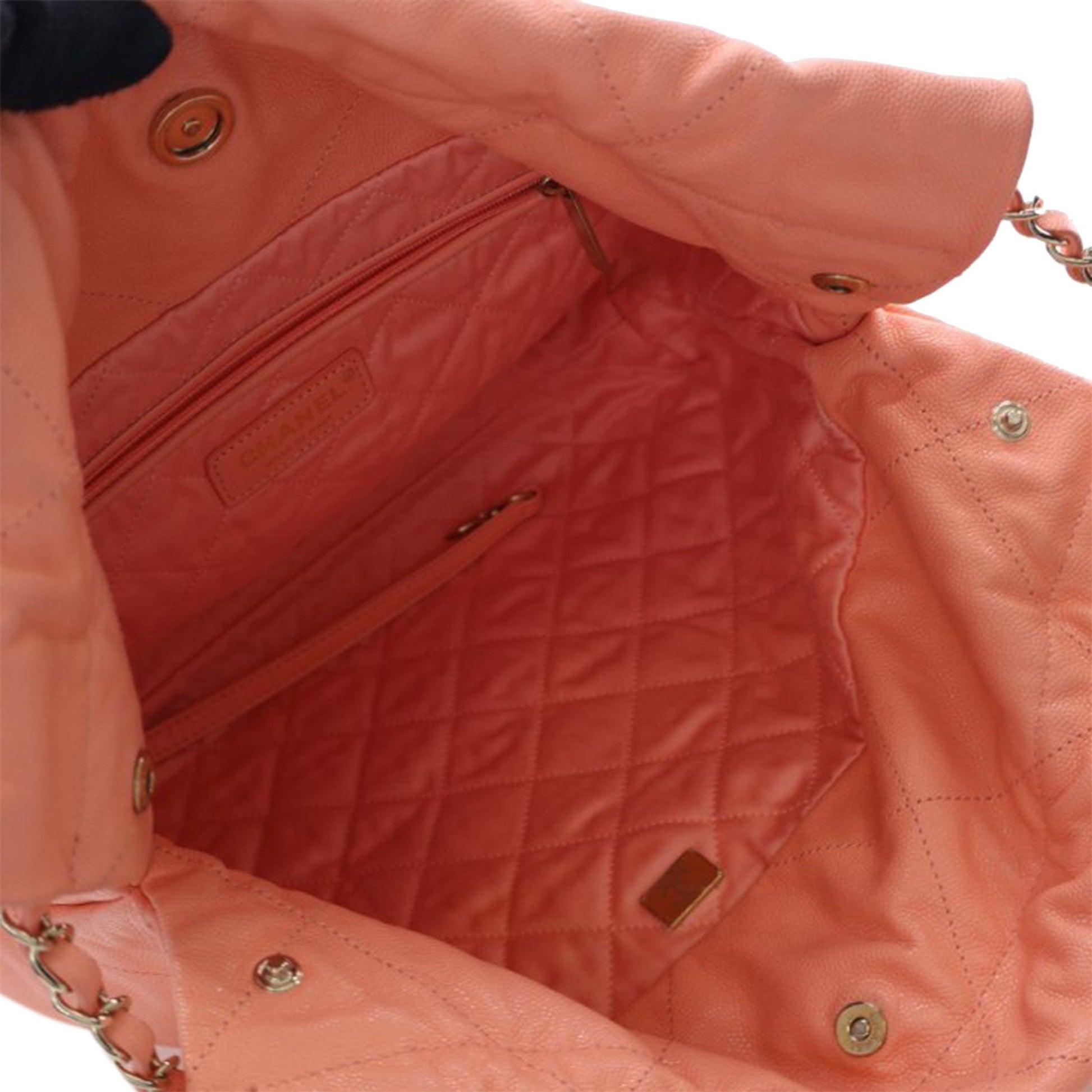 Chanel Small Quilted Caviar 22 Handbag