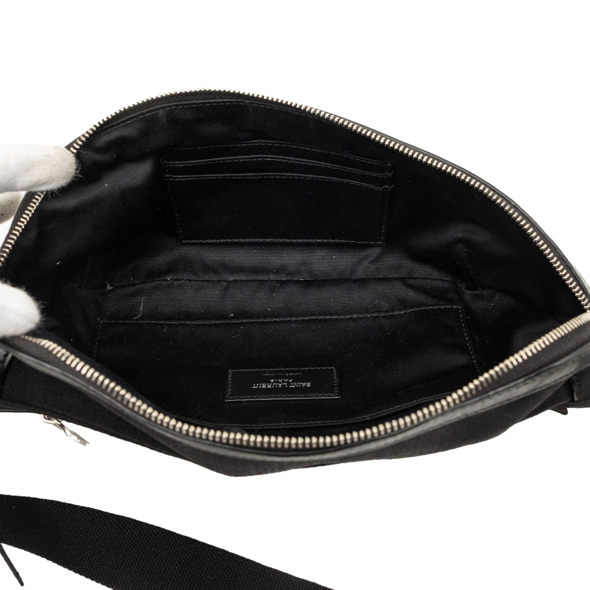 Saint Laurent Canvas City Belt Bag