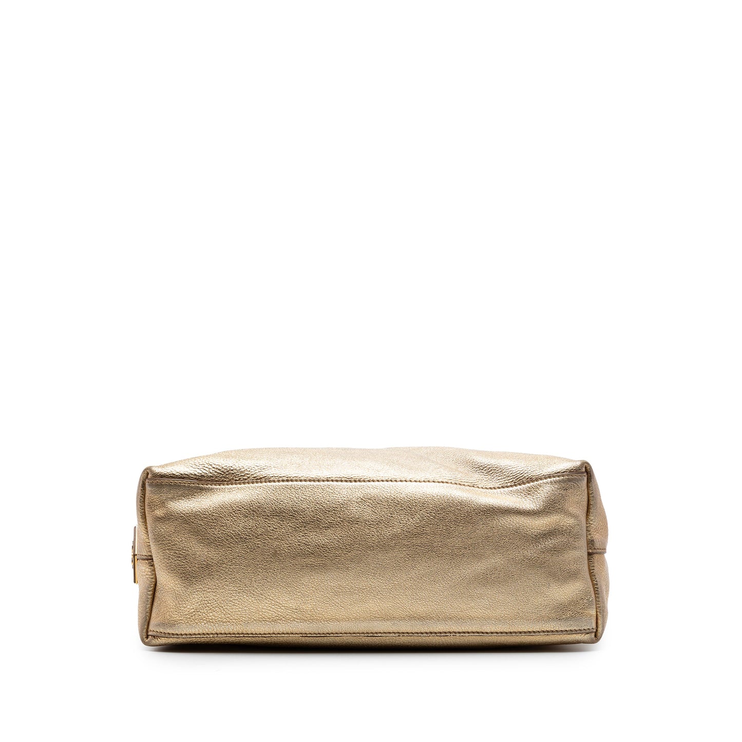 Prada Metallic Vitello Daino Tote