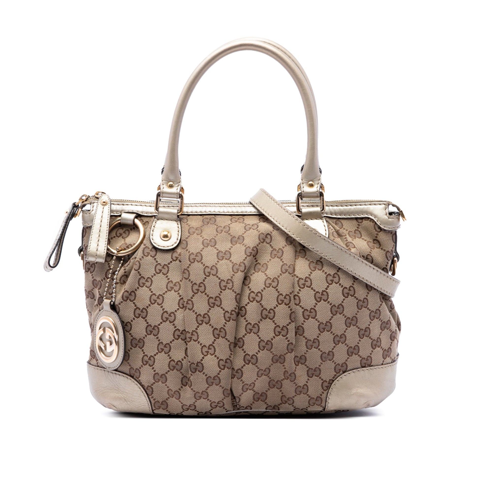 Gucci GG Canvas Sukey Satchel