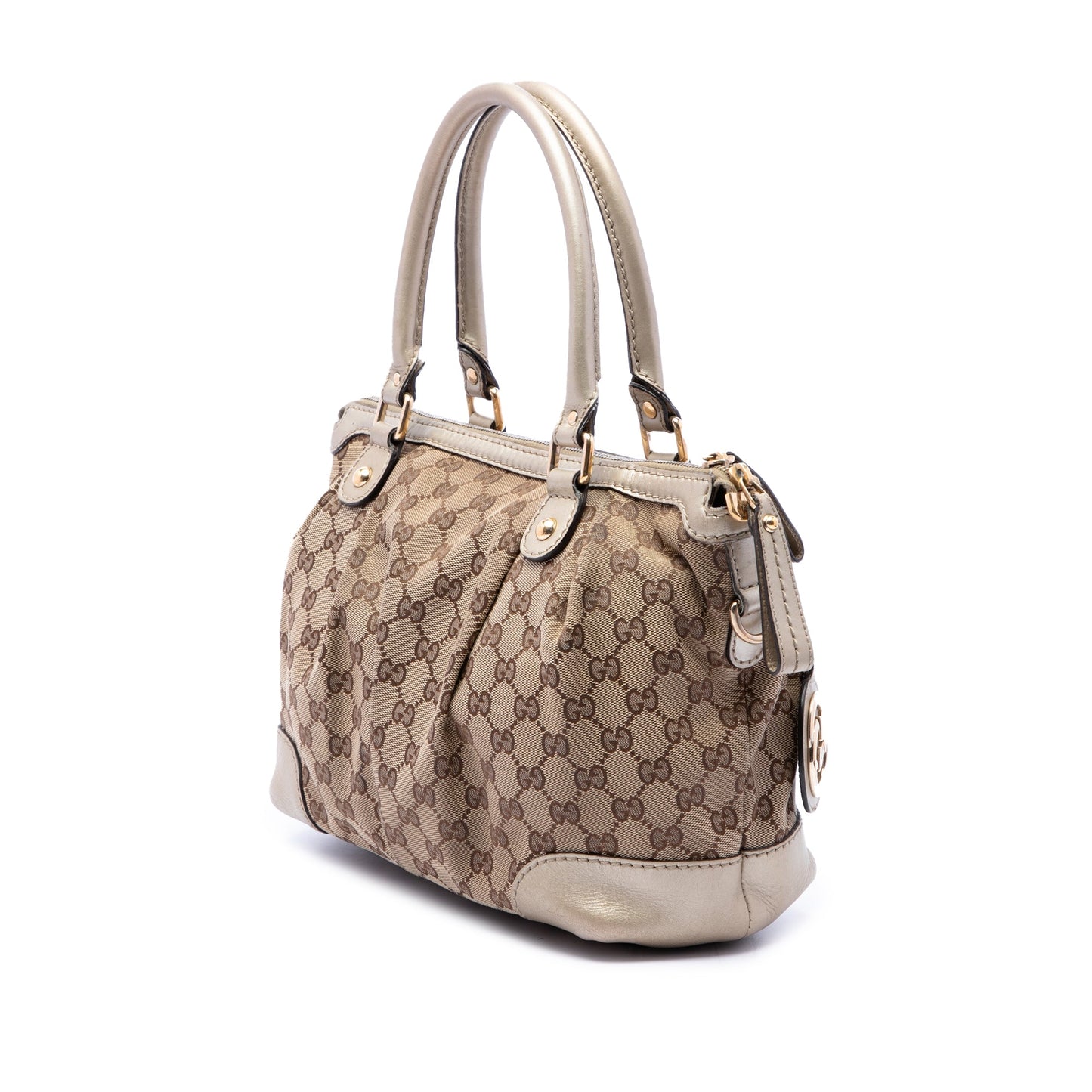 Gucci GG Canvas Sukey Satchel