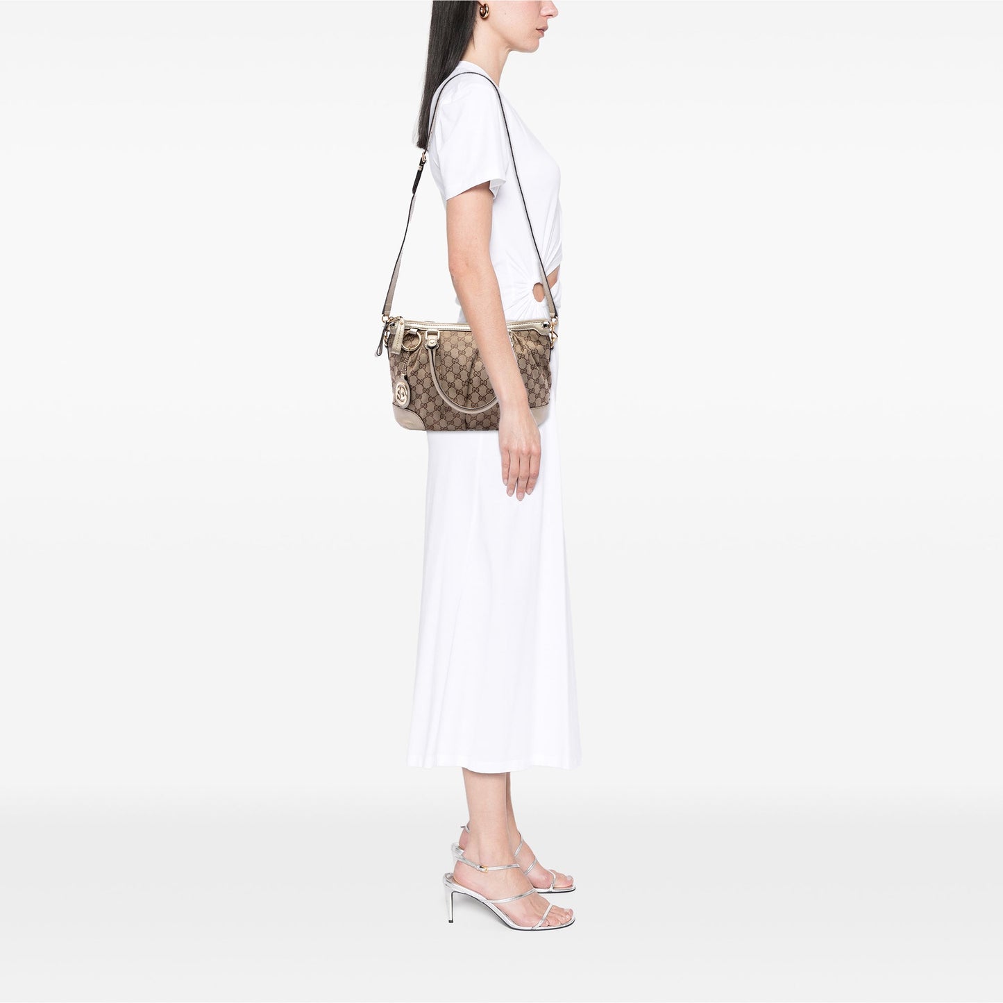 Gucci GG Canvas Sukey Satchel