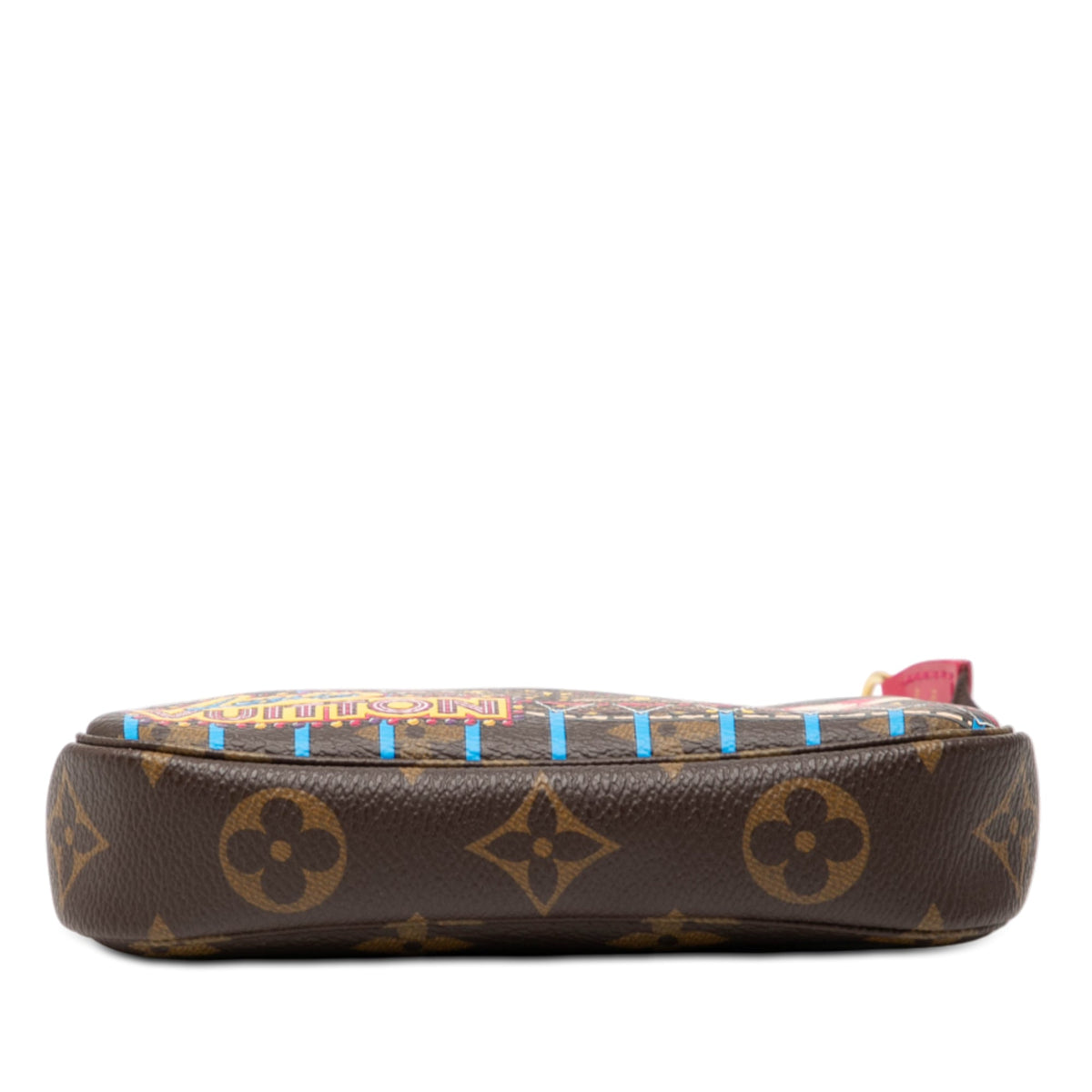 Louis Vuitton Monogram Vivienne Christmas Roller Coaster Mini Pochette Accessoires