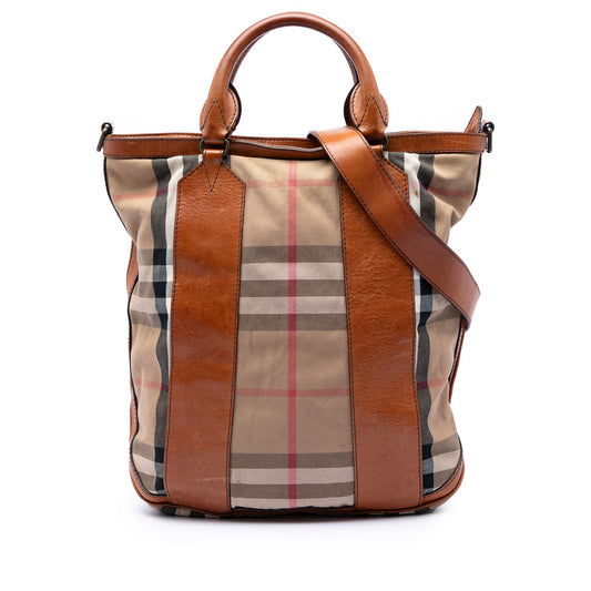 Burberry House Check Canvas Bonington Satchel