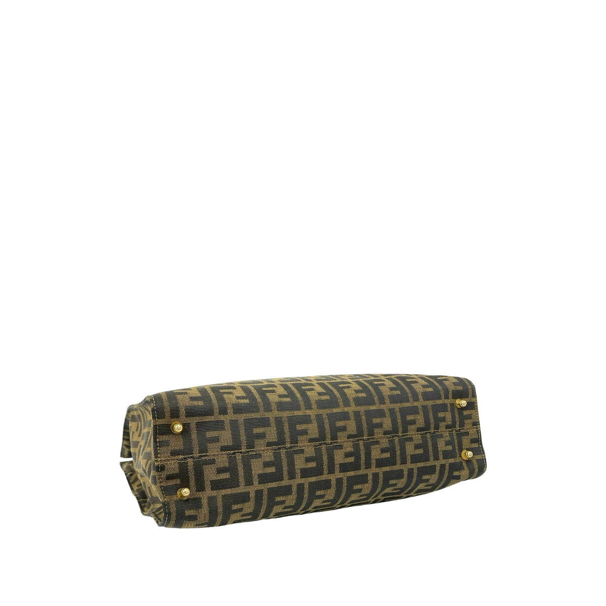 Fendi Zucca Canvas Twins Tote — Brown