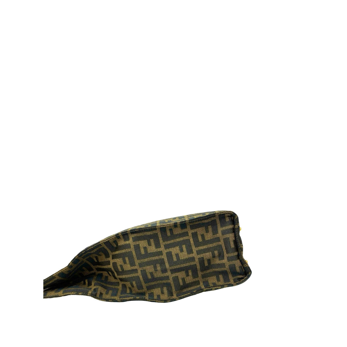 Fendi Zucca Canvas Twins Tote — Brown