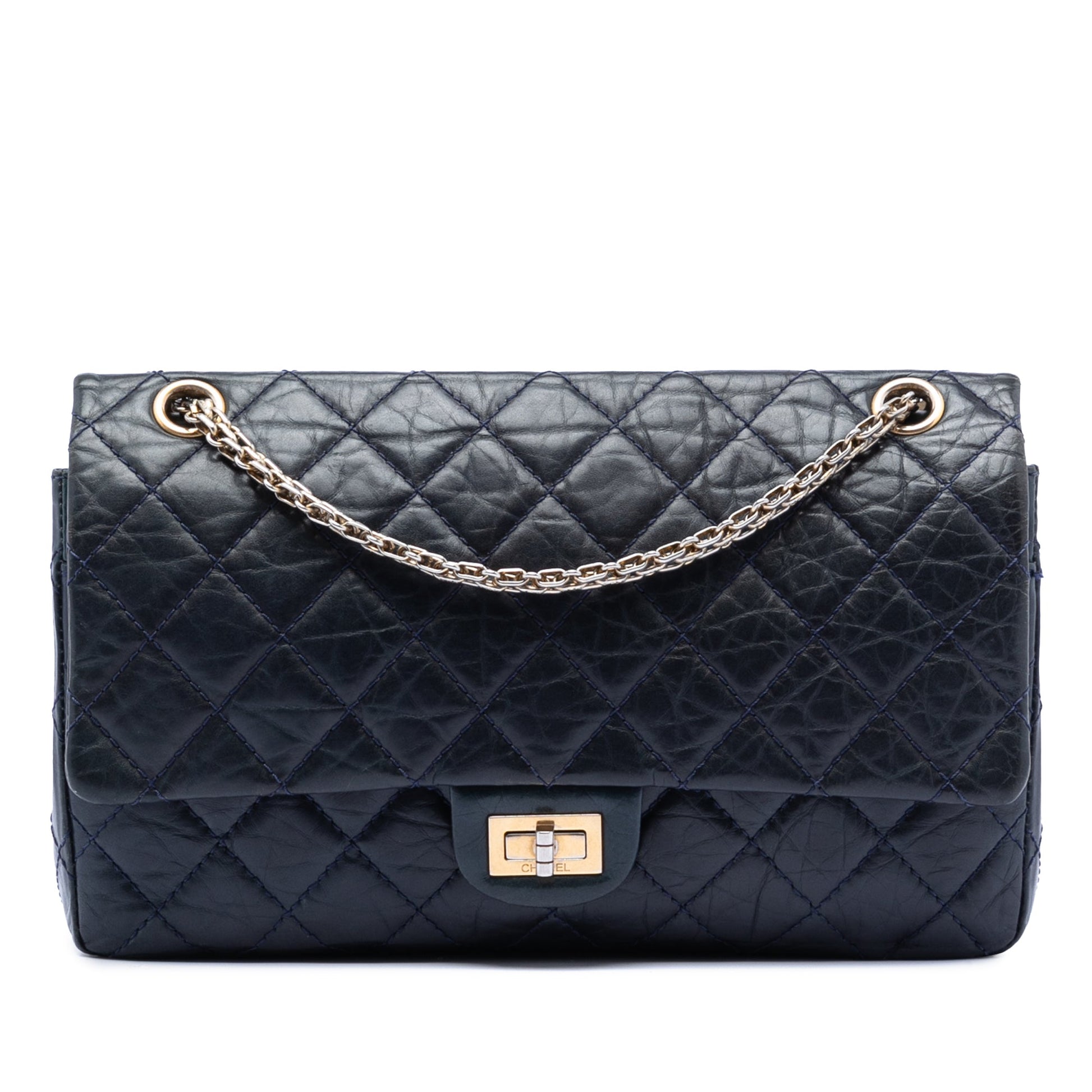 Chanel Quilted Aged Calfskin Reissue 2.55 Double Flap 226