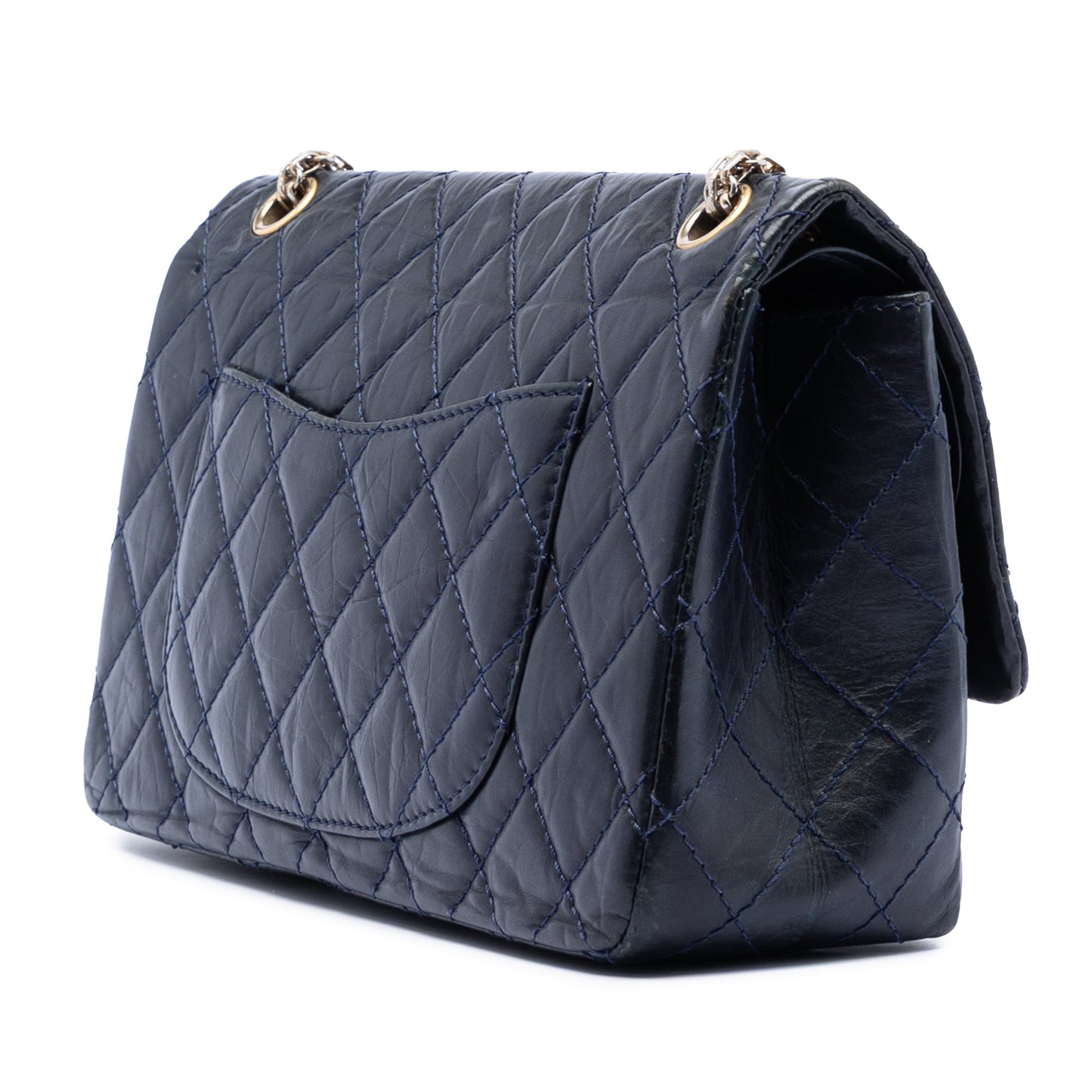 Chanel Quilted Aged Calfskin Reissue 2.55 Double Flap 226