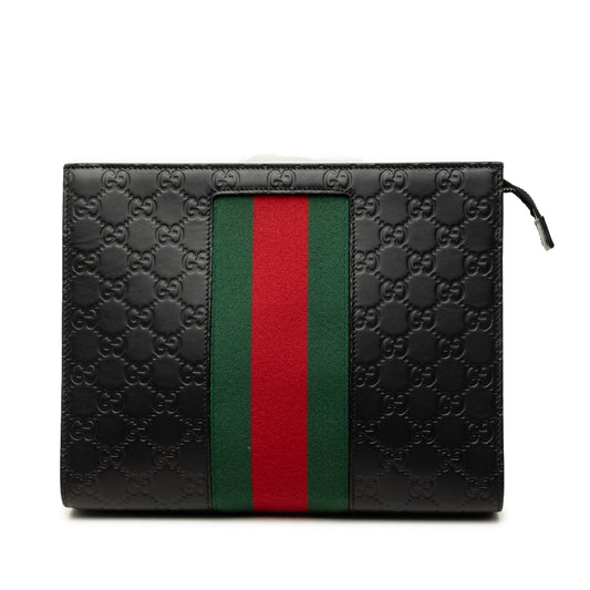 Gucci Guccissima Web Clutch