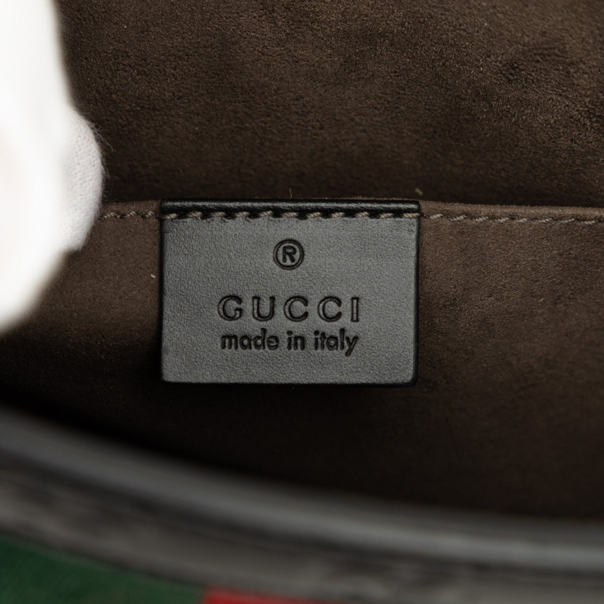 Gucci Guccissima Web Clutch