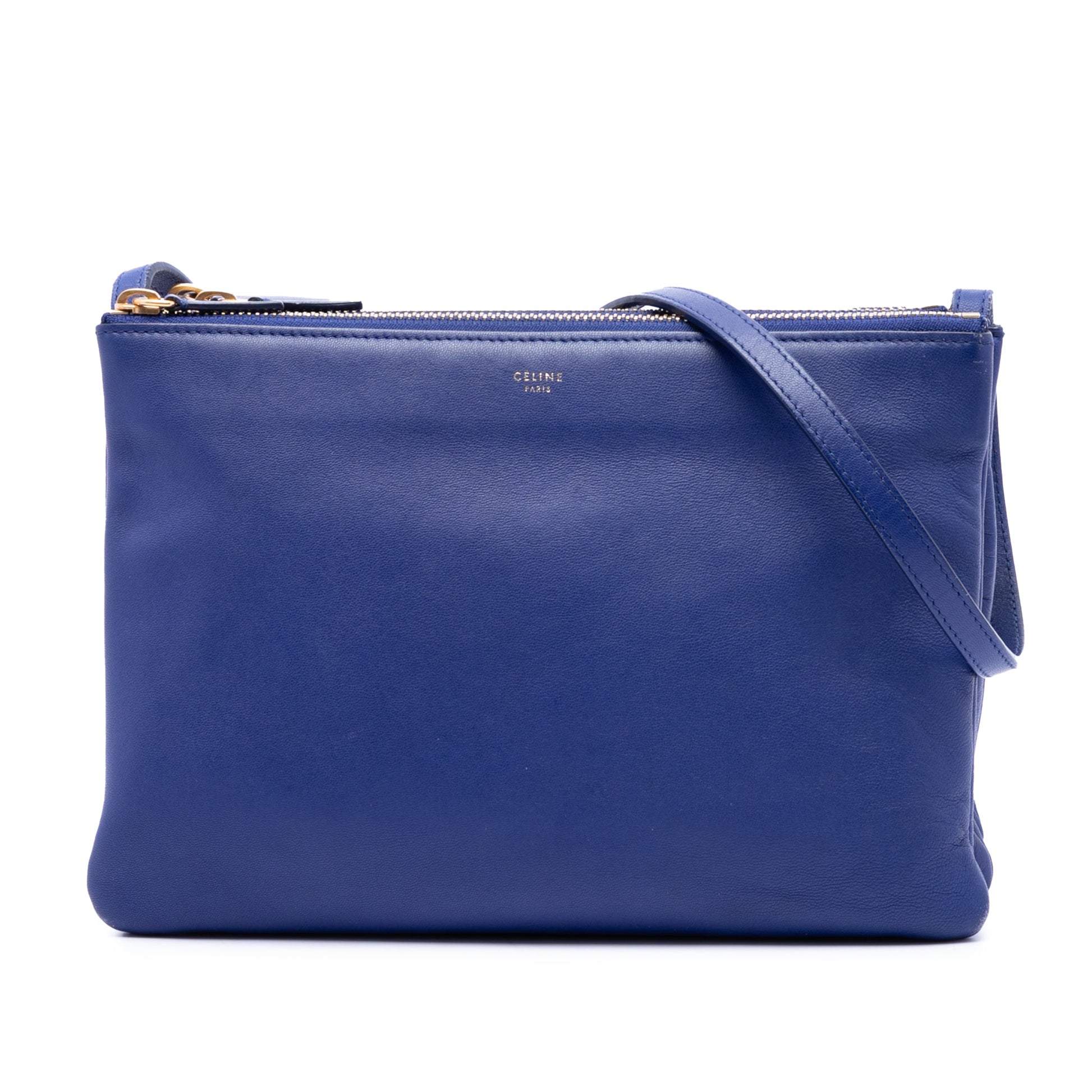 Celine Large Lambskin Trio Crossbody