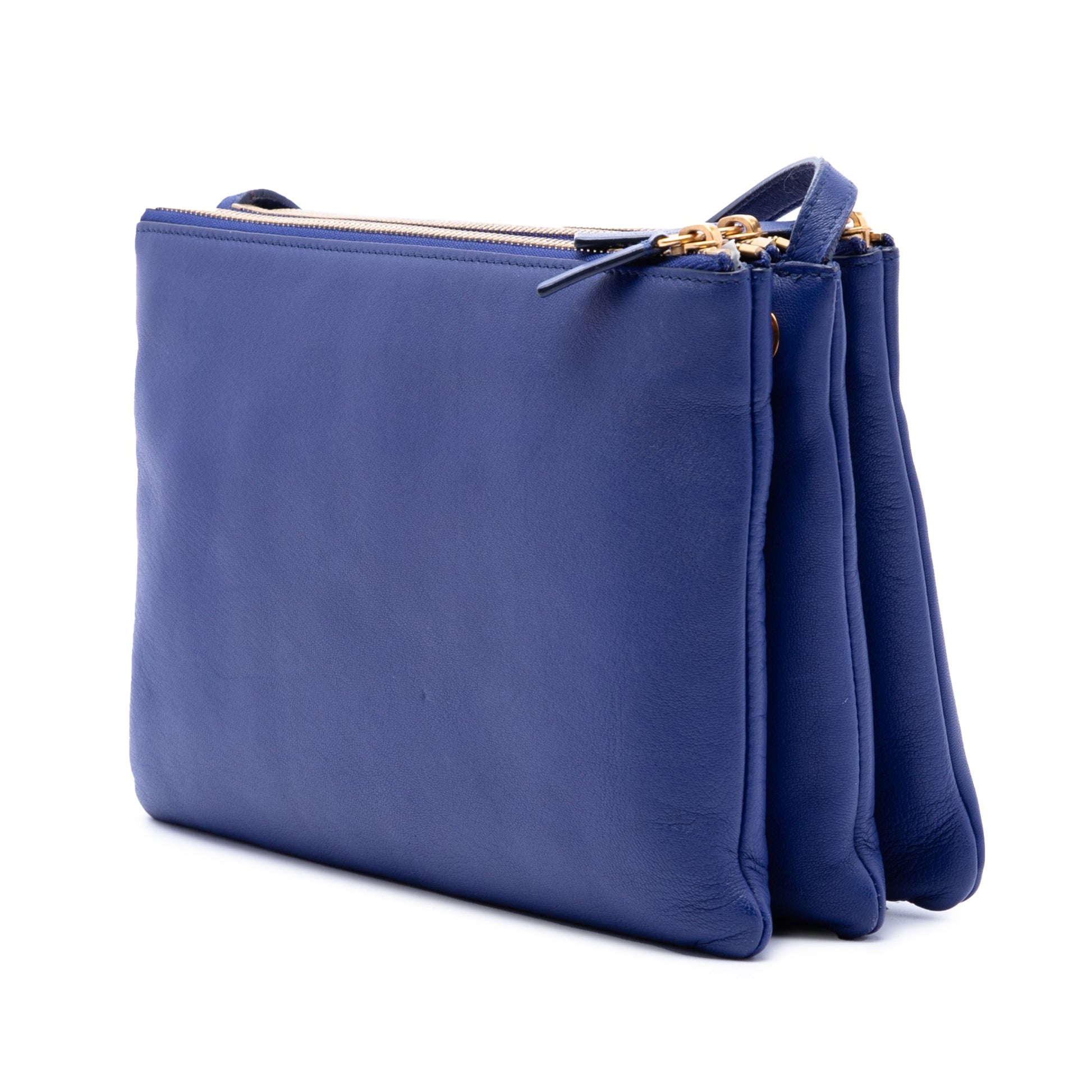 Celine Large Lambskin Trio Crossbody