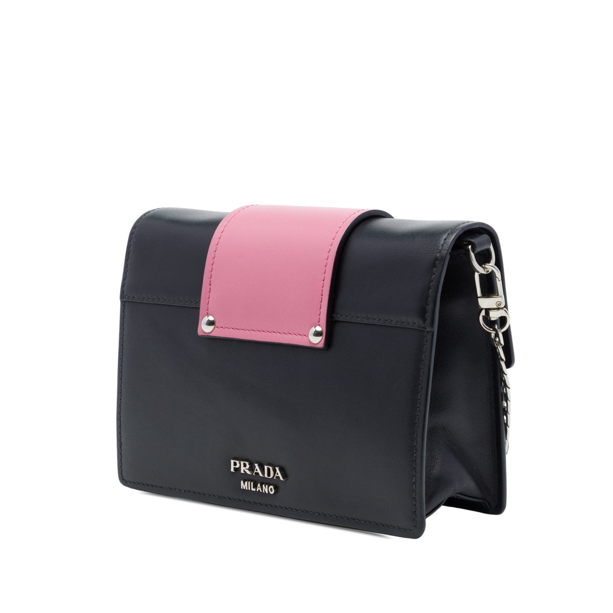 Prada City Calf Crystal Embellished Ribbon Bag