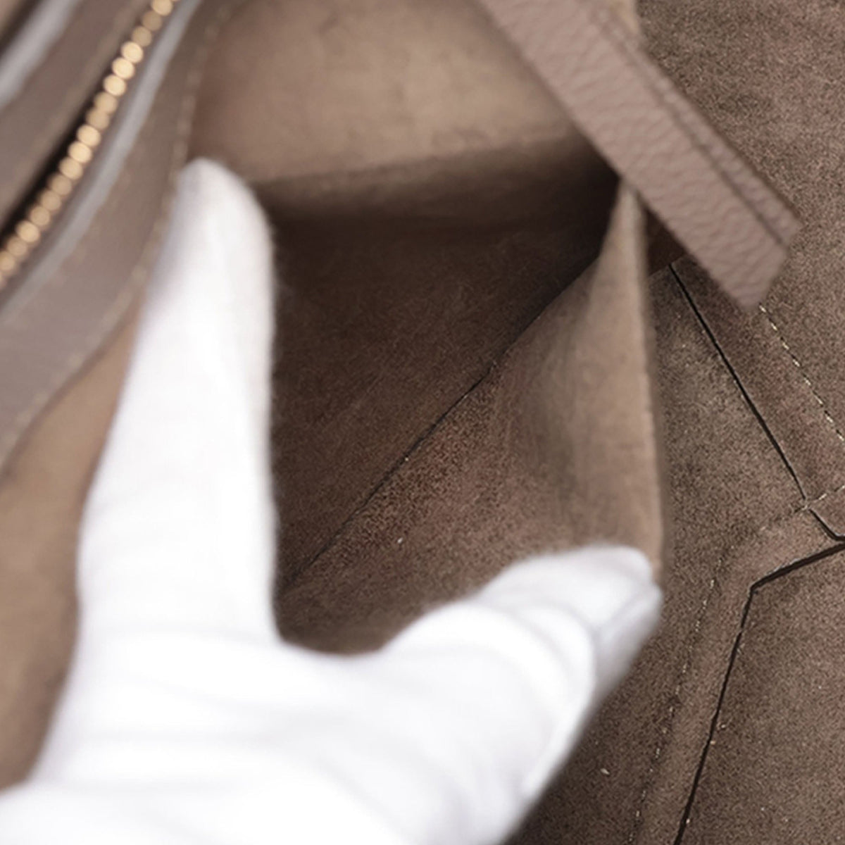 Celine Small Leather Phantom Cabas Tote — Gray
