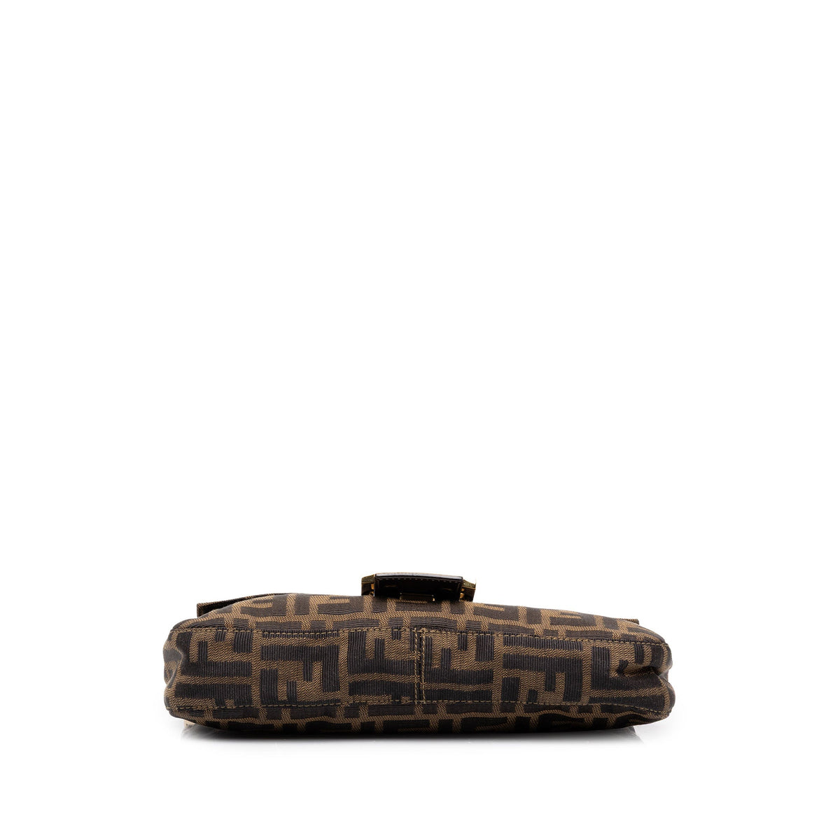 Fendi Zucca Canvas Baguette — Brown