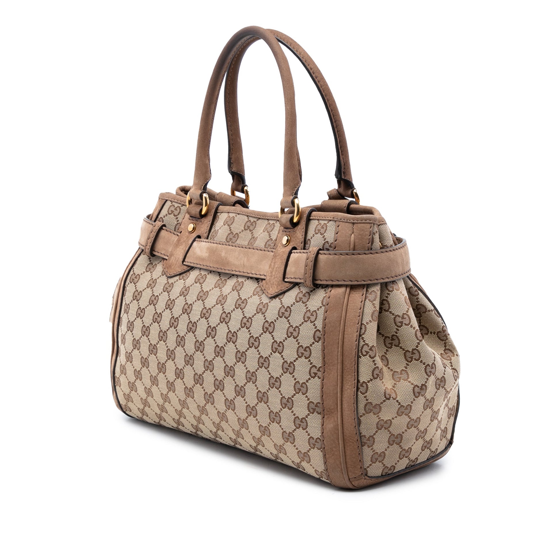GG Canvas Running Tote