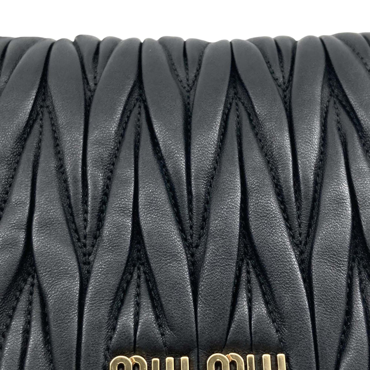 Miu Miu Matelasse Nappa Flap Crossbody