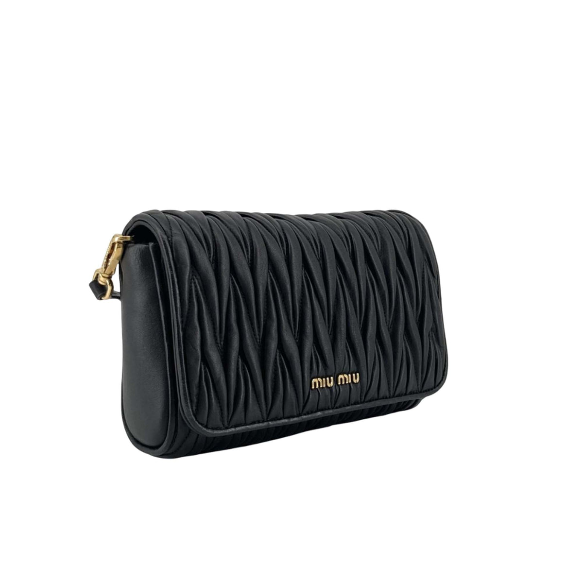 Miu Miu Matelasse Nappa Flap Crossbody