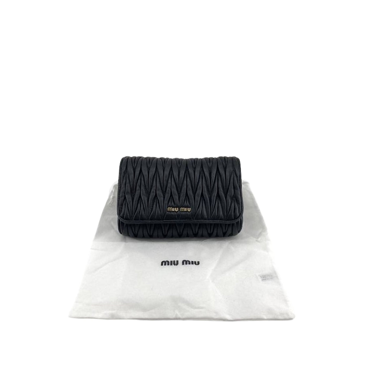 Miu Miu Matelasse Nappa Flap Crossbody