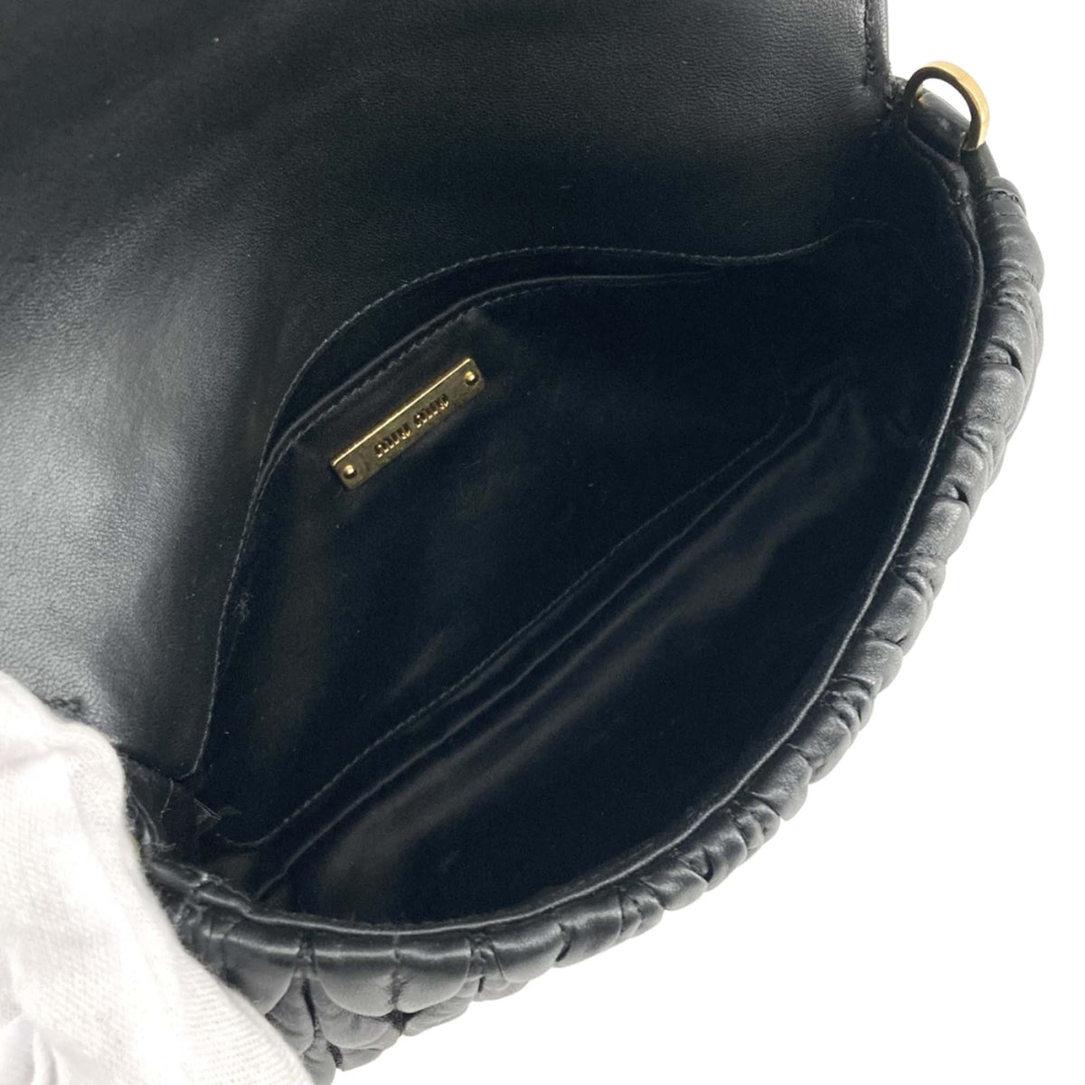 Miu Miu Matelasse Nappa Flap Crossbody