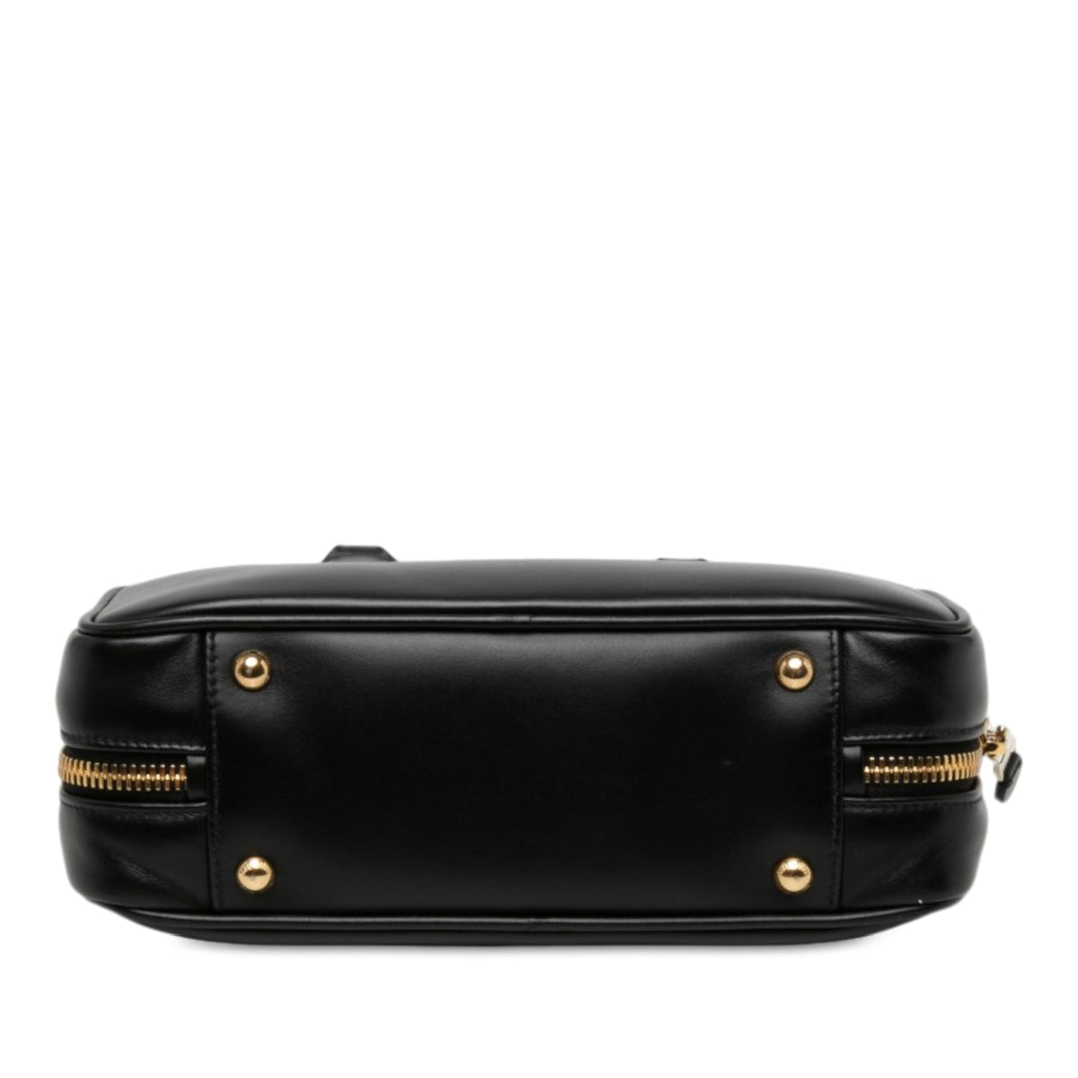 Miu Miu Leather Arcadie Satchel — Black
