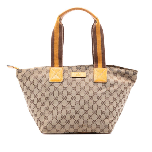 Gucci GG Canvas Web Tote