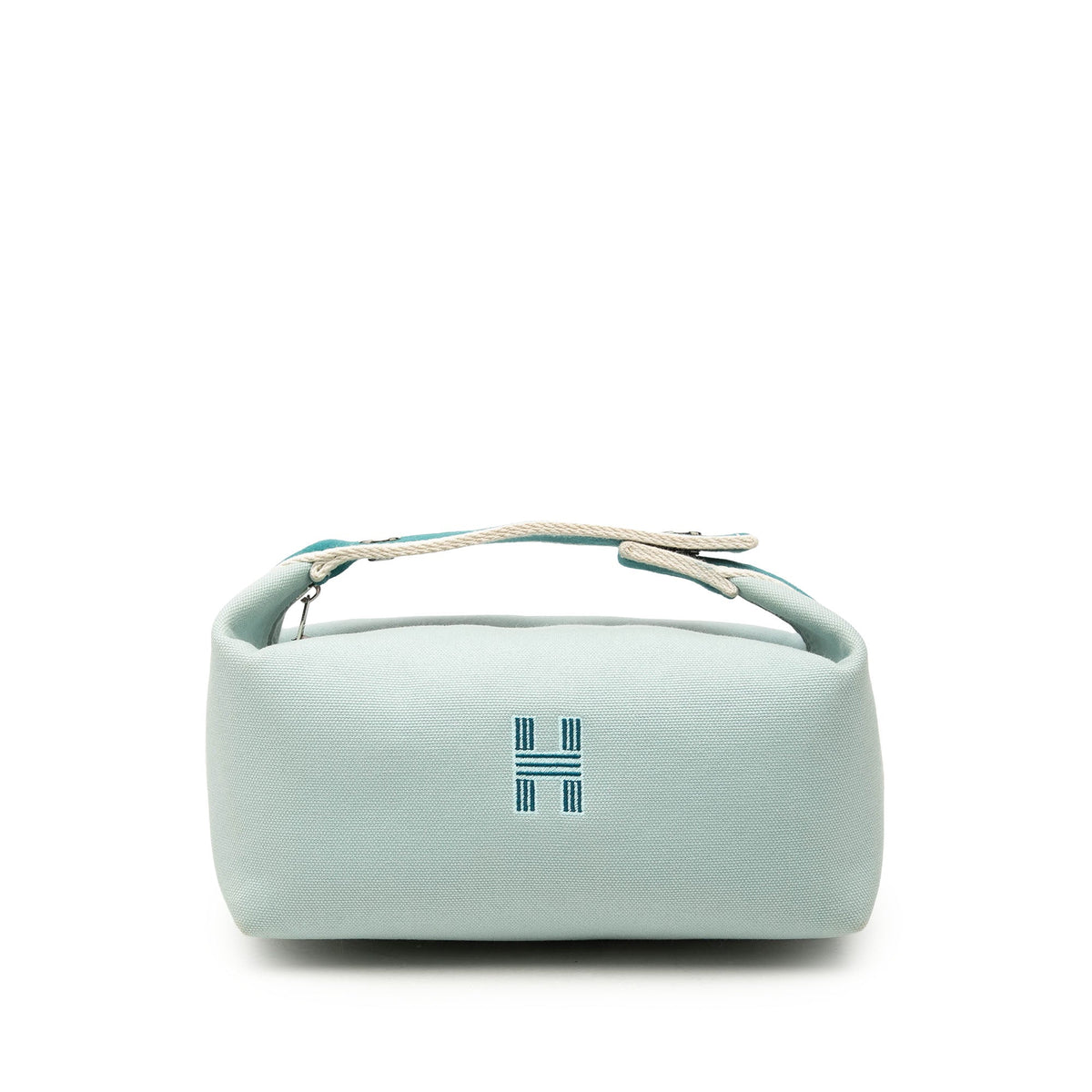 Hermès Small Toile Bride A Brac Case — Blue
