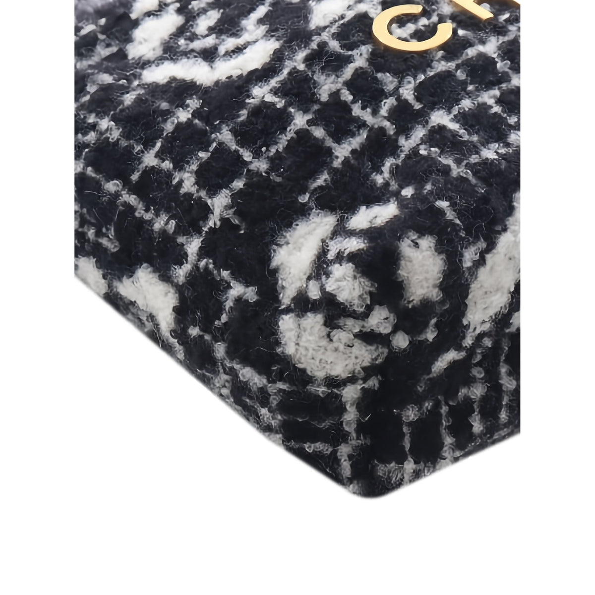 Chanel Mini Cashmere Camellia 22 Handbag — Black